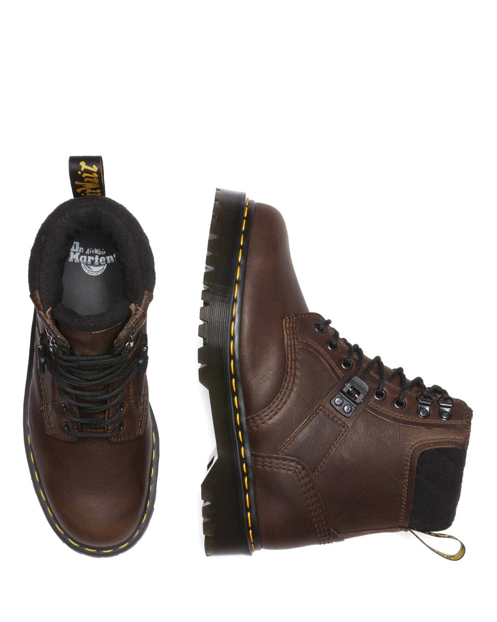 Dr martens grizzly brown on sale