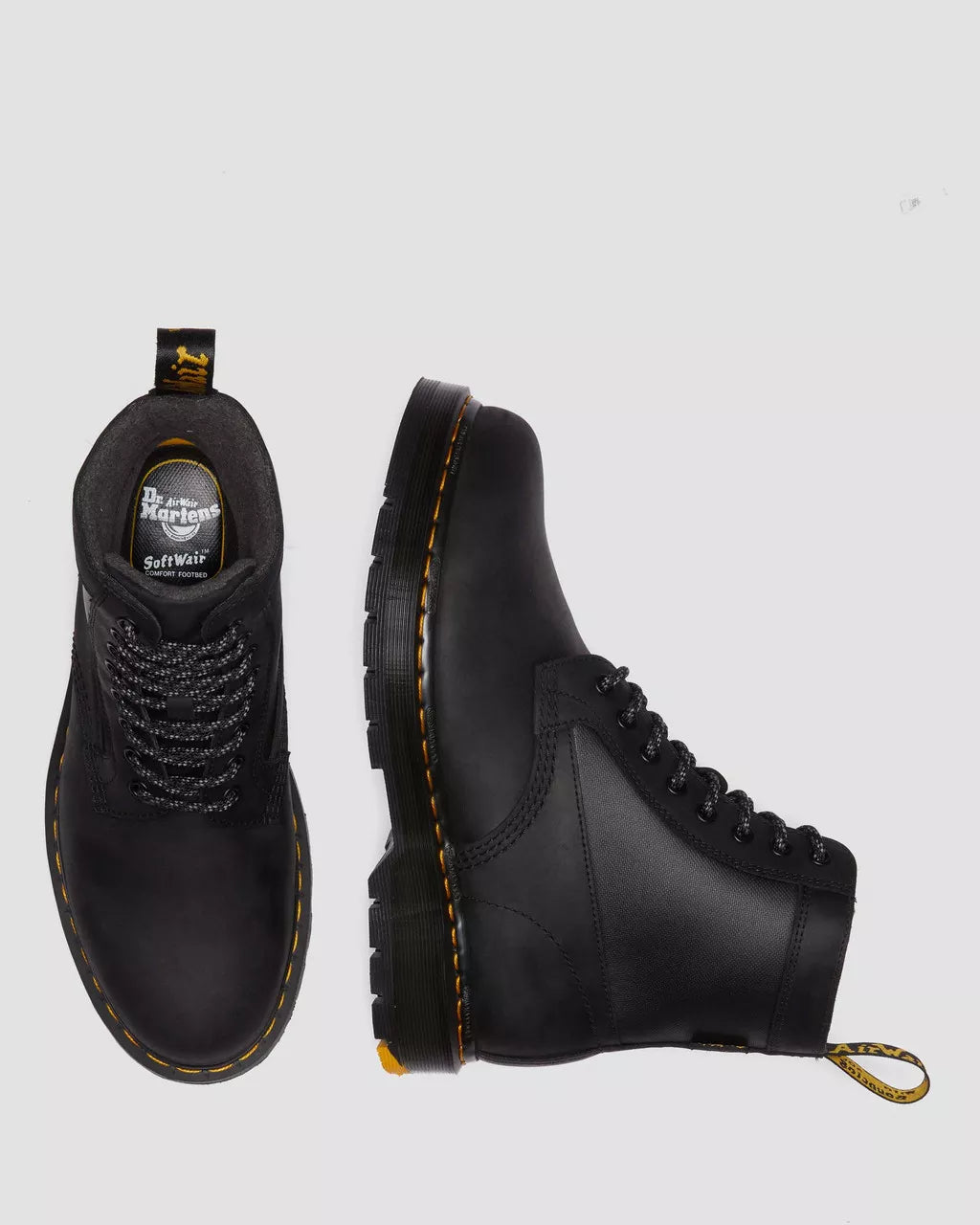 Dr. Martens 1460 Trinity Black Connection Waterproof En+Coated Nylon 31190001