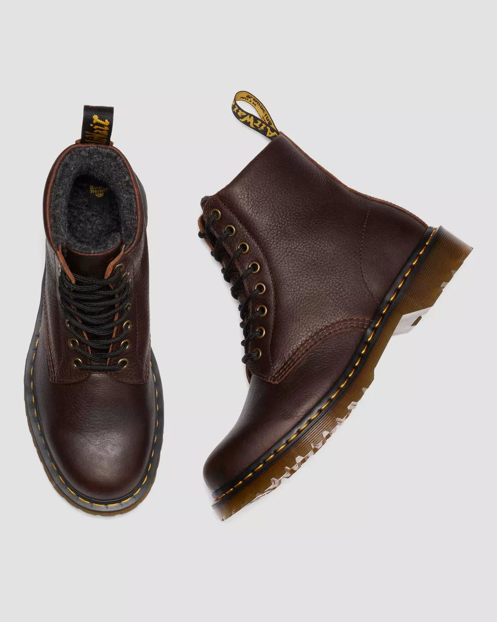 Dr. Martens 1460 Pascal Wl Dark Brown Grizzly 31873201
