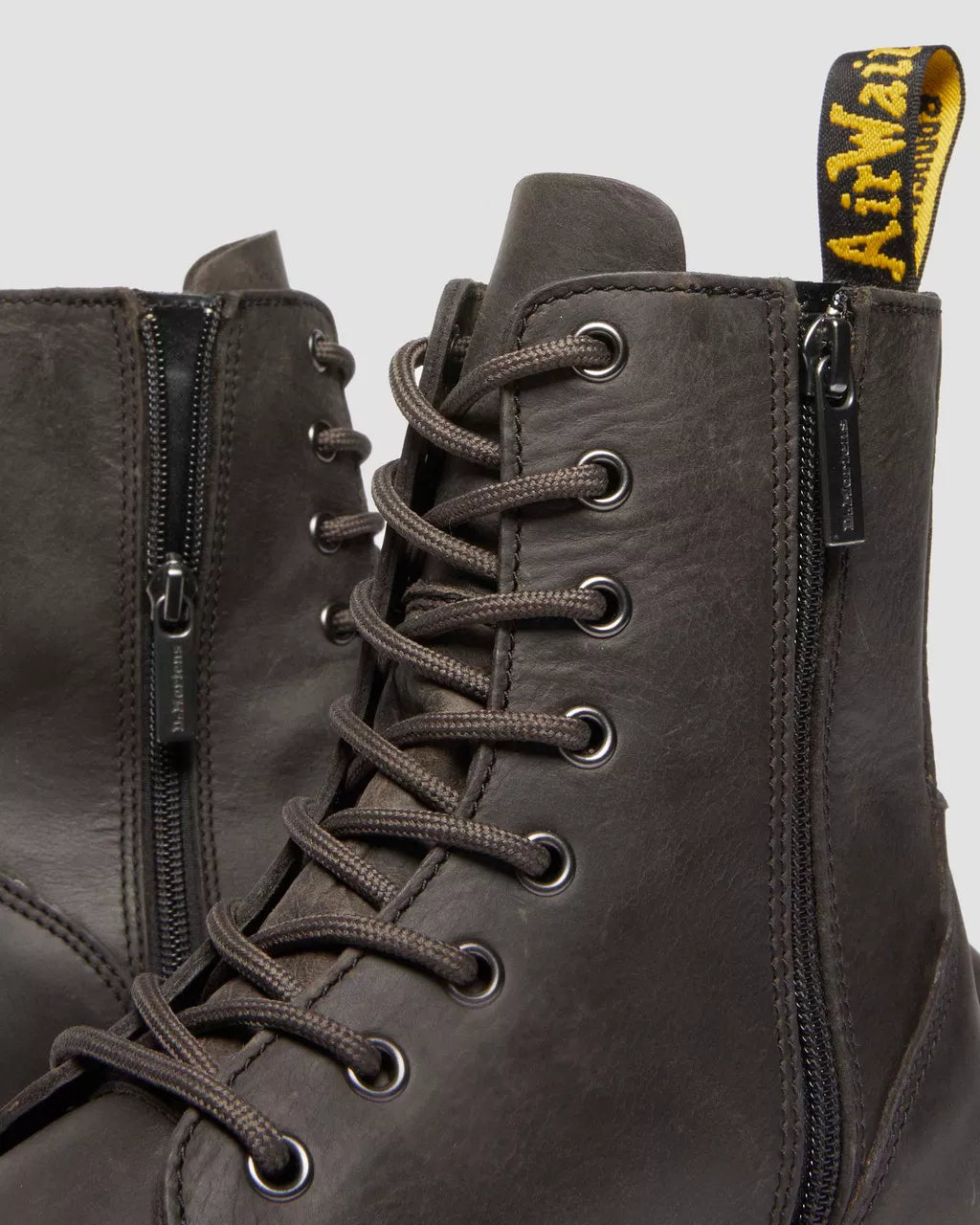 Combat Boots Dr Martens Zaniel Brando Leather Boots Zaniel Dr