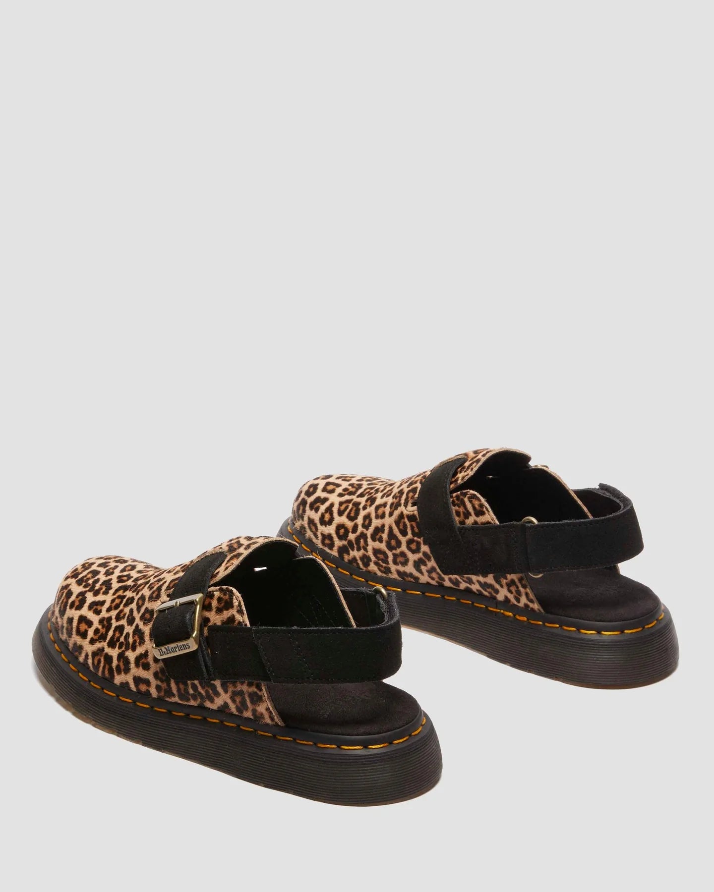Dr. Martens Jorge II Light Tan+Black Mini Leopard Spot Hair On+Eh Suede 41088200