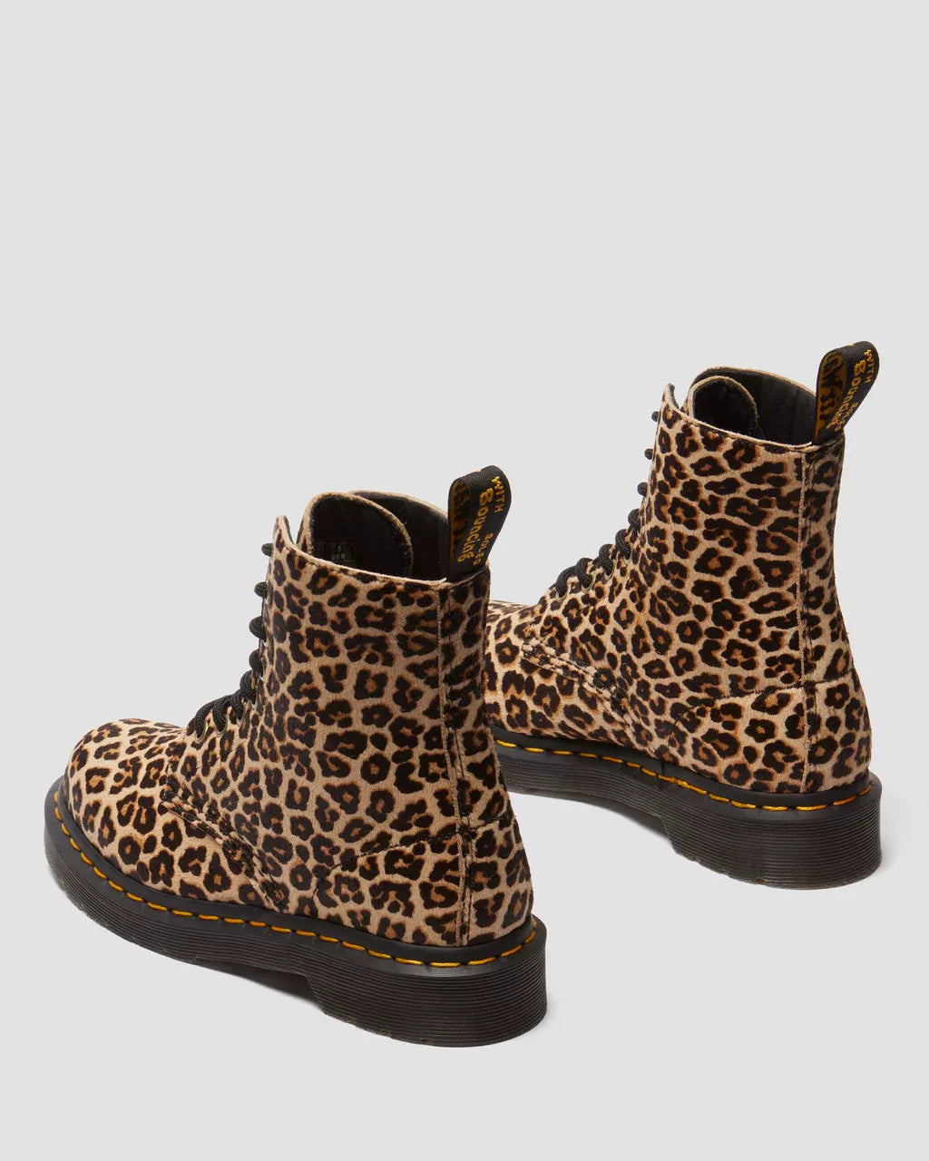Dr. Martens 1460 Pascal Light Tan Mini Leopard Spot Hair On 41657200