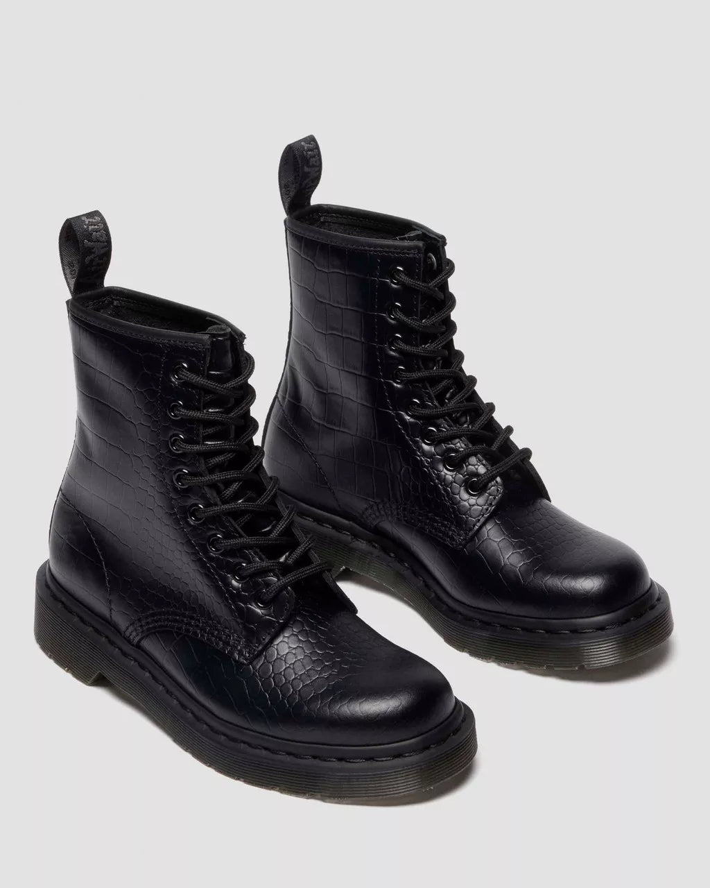 Dr. Martens 1460 Croco Black Atlas Croc Emboss 42679001