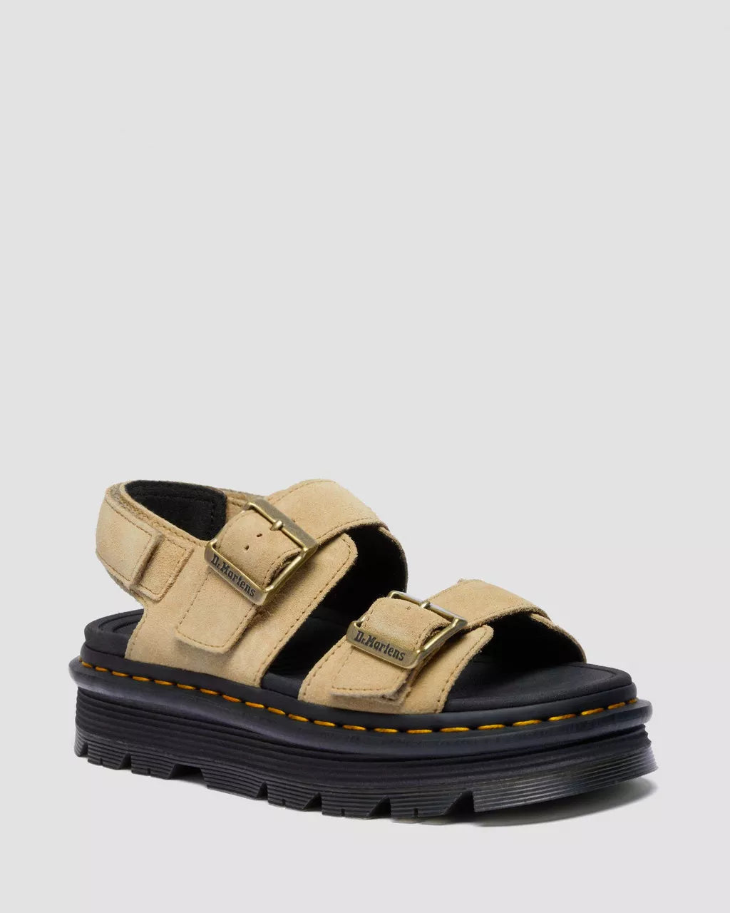 Dr. Martens Zebzag Sandal Savannah Tan Eh Suede 42689200