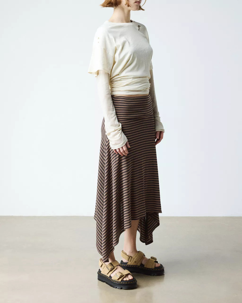 Dr. Martens Zebzag Sandal Savannah Tan Eh Suede 42689200