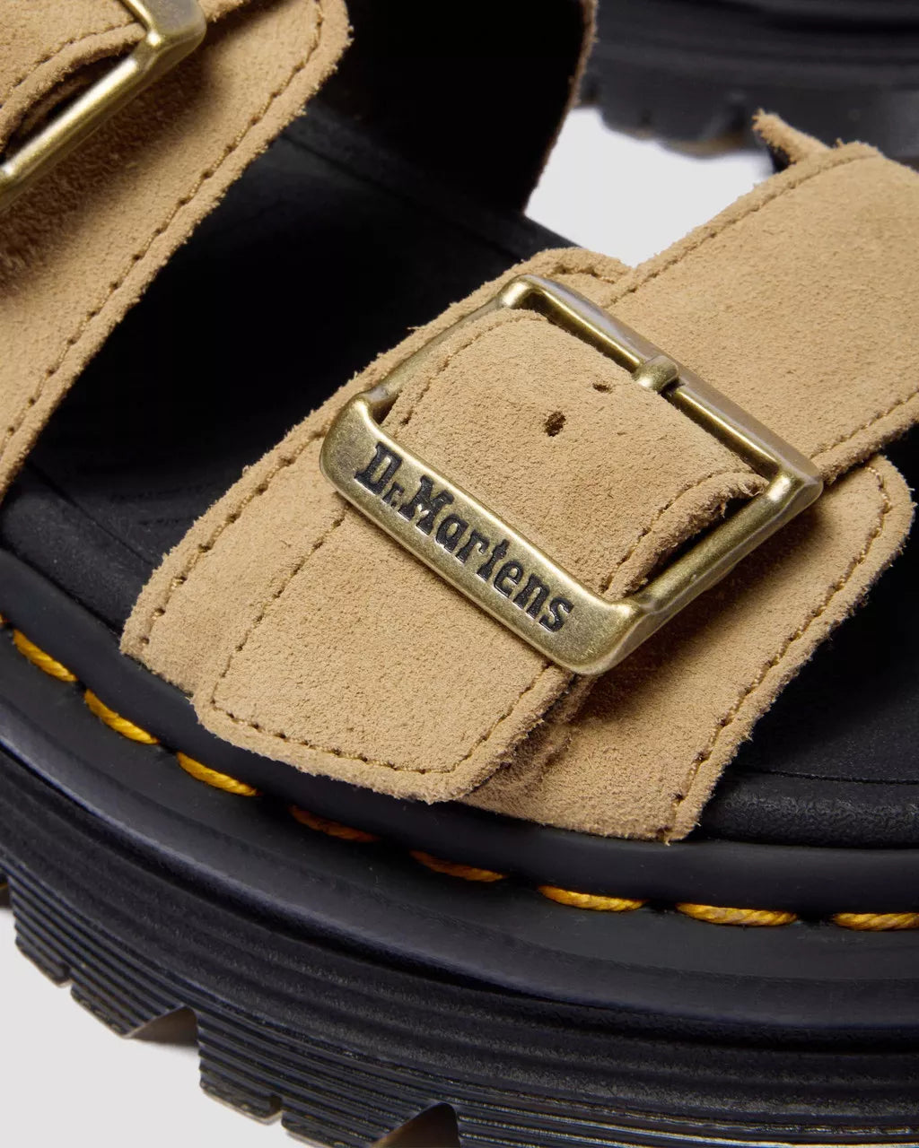 Dr. Martens Zebzag Sandal Savannah Tan Eh Suede 42689200