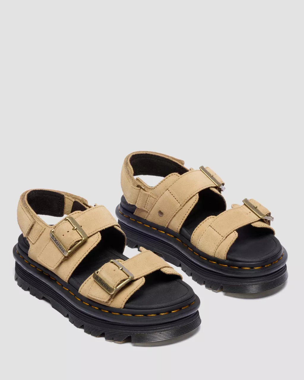 Dr. Martens Zebzag Sandal Savannah Tan Eh Suede 42689200