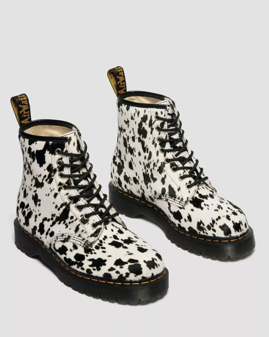 Dr. Martens 1460 Bex Cream+Black Dalmatian Print Hair On 42865100