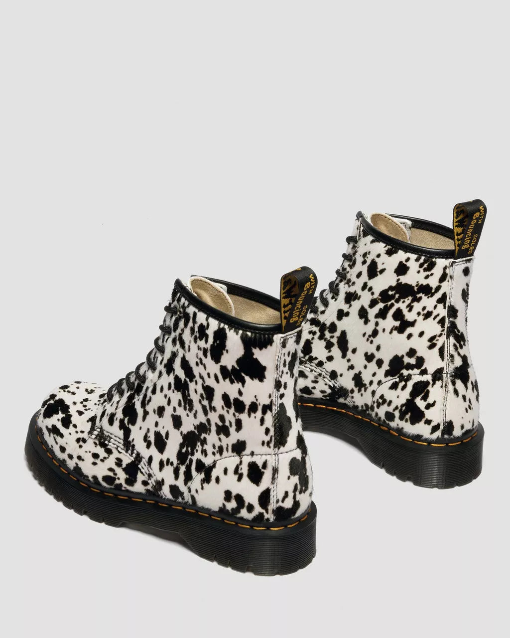 Dr. Martens 1460 Bex Cream+Black Dalmatian Print Hair On 42865100
