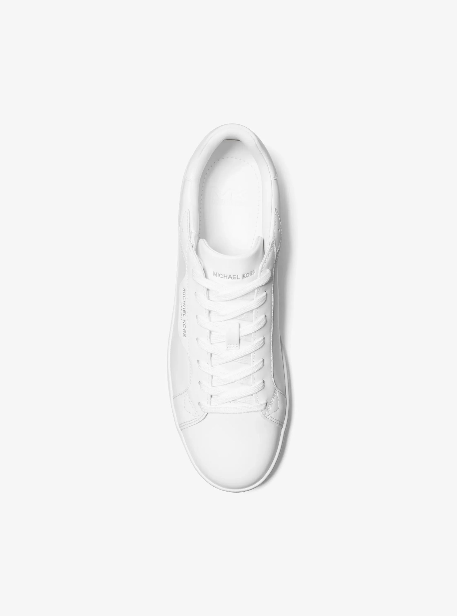 Michael Kors Keating Leather Sneaker Optic White 42S4KEFS1L