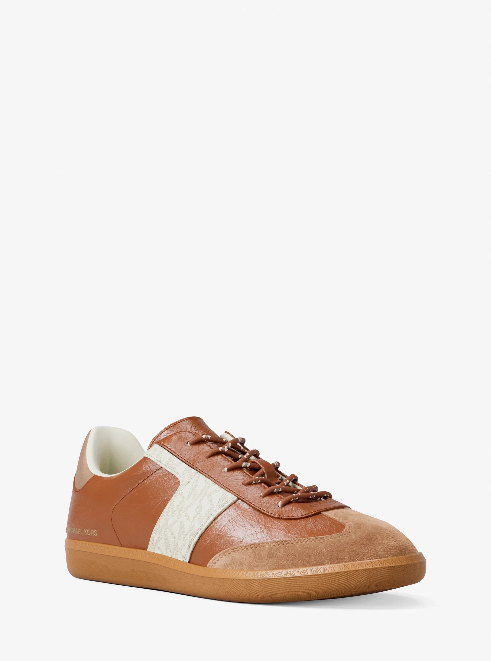Michael Kors Jovie Lace Up Sneaker Luggage 43T6JVFS2L