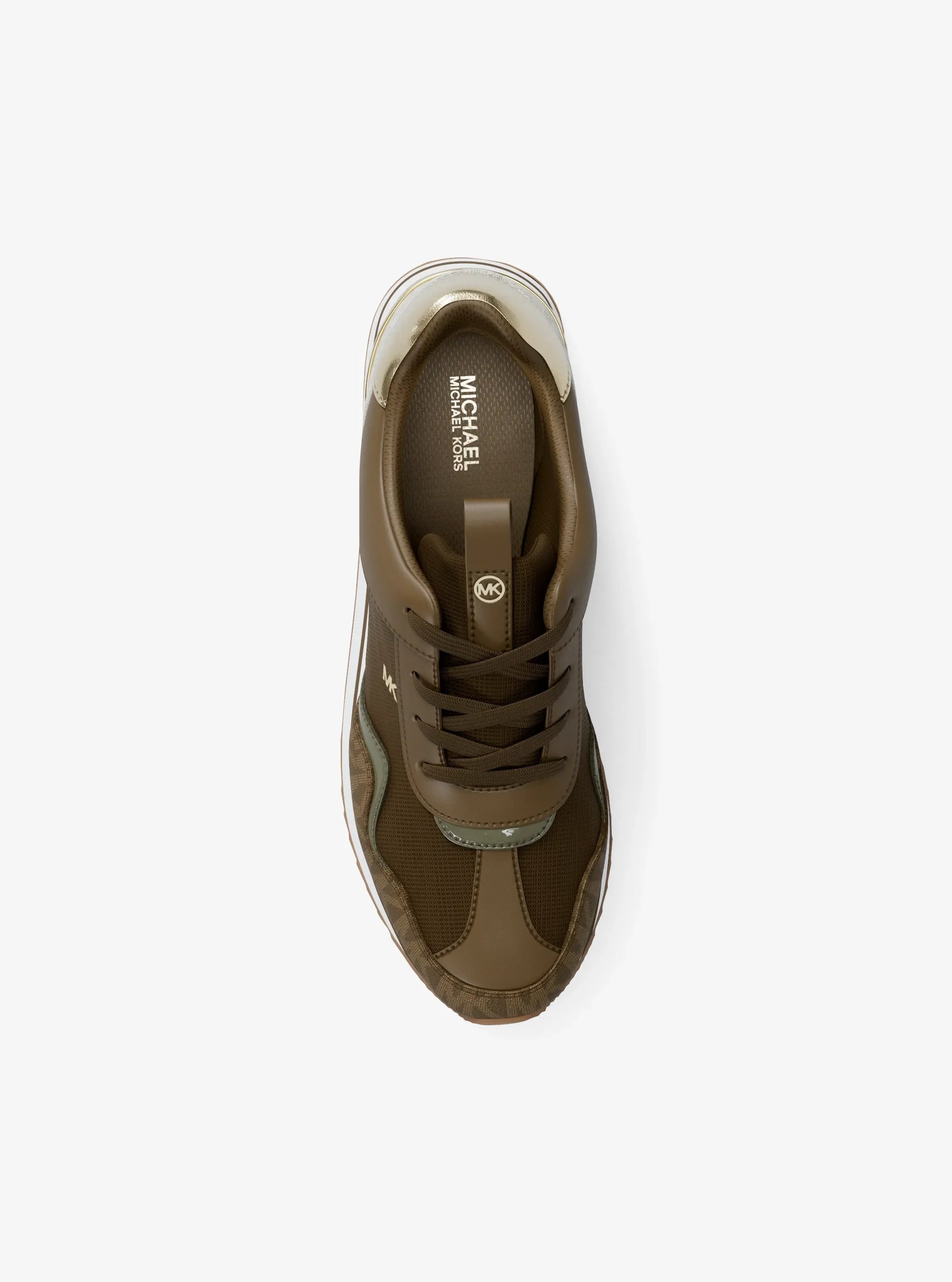 Michael Kors Raina Platform Trainer Loden 43T6RNFS1D