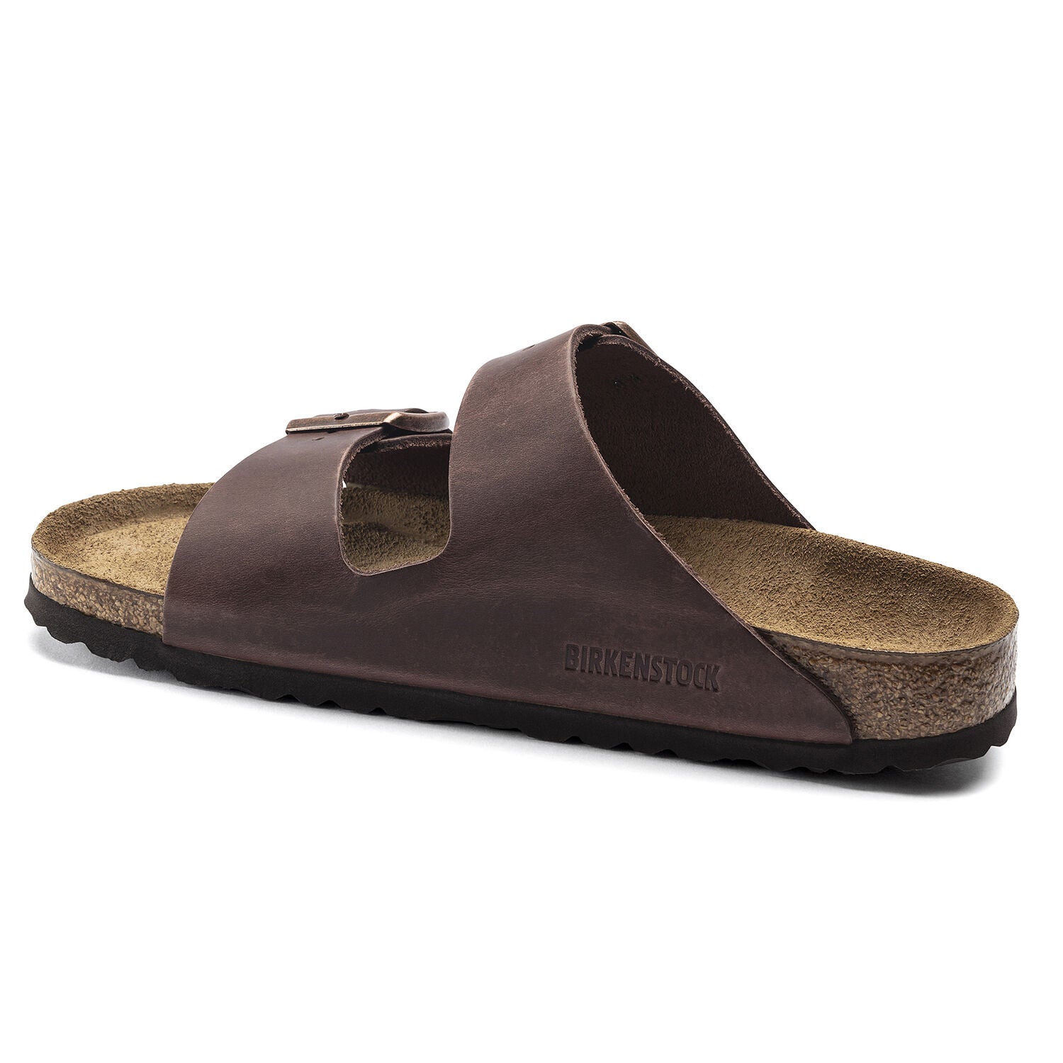 Birkenstock Arizona Soft Footbed Oiled Leather Habana Narrow Fit 452763