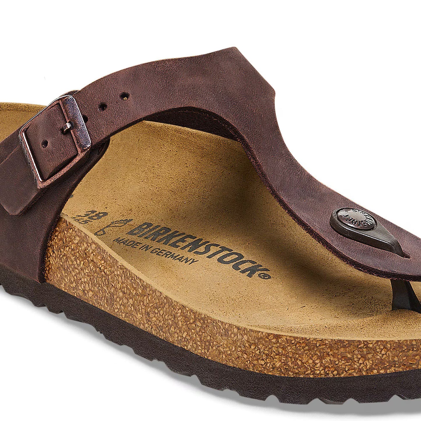 Birkenstock Gizeh Oiled Leather Habana Regular Fit 743831