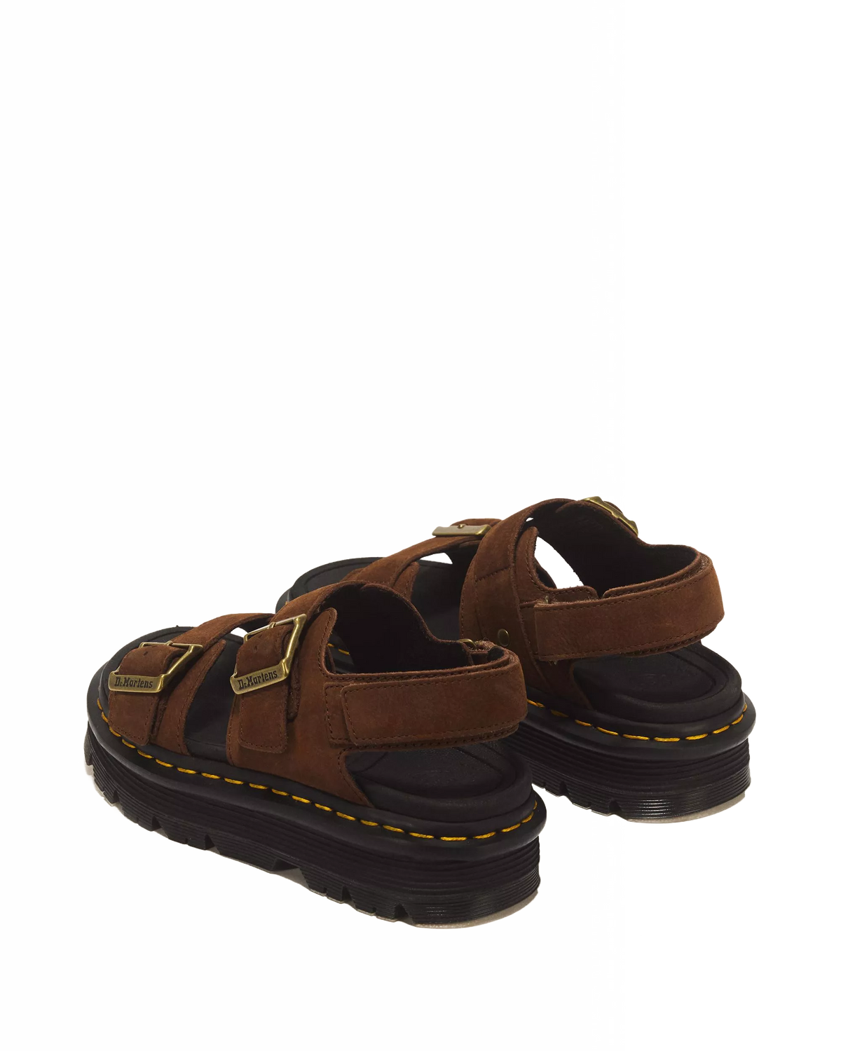 Dr. Martens Zebzag Sandal Sepia Brown Tumbled Nubuck 42853200