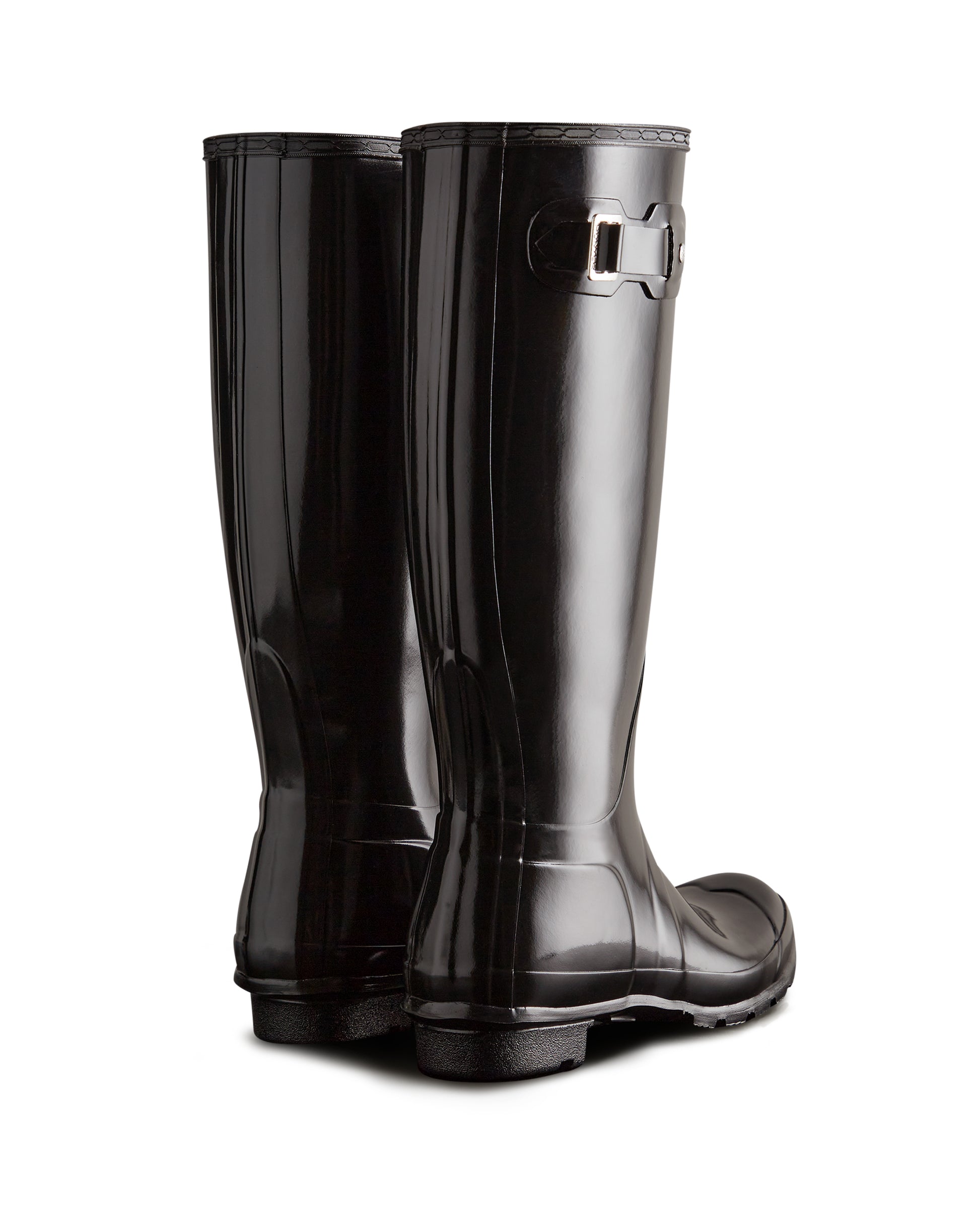 Hunter Womens Original Tall Gloss WFT1000RGL-BLK