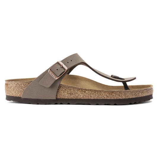 Birkenstock Gizeh Birko-Flor Nubuck Mocha Narrow Fit 43753