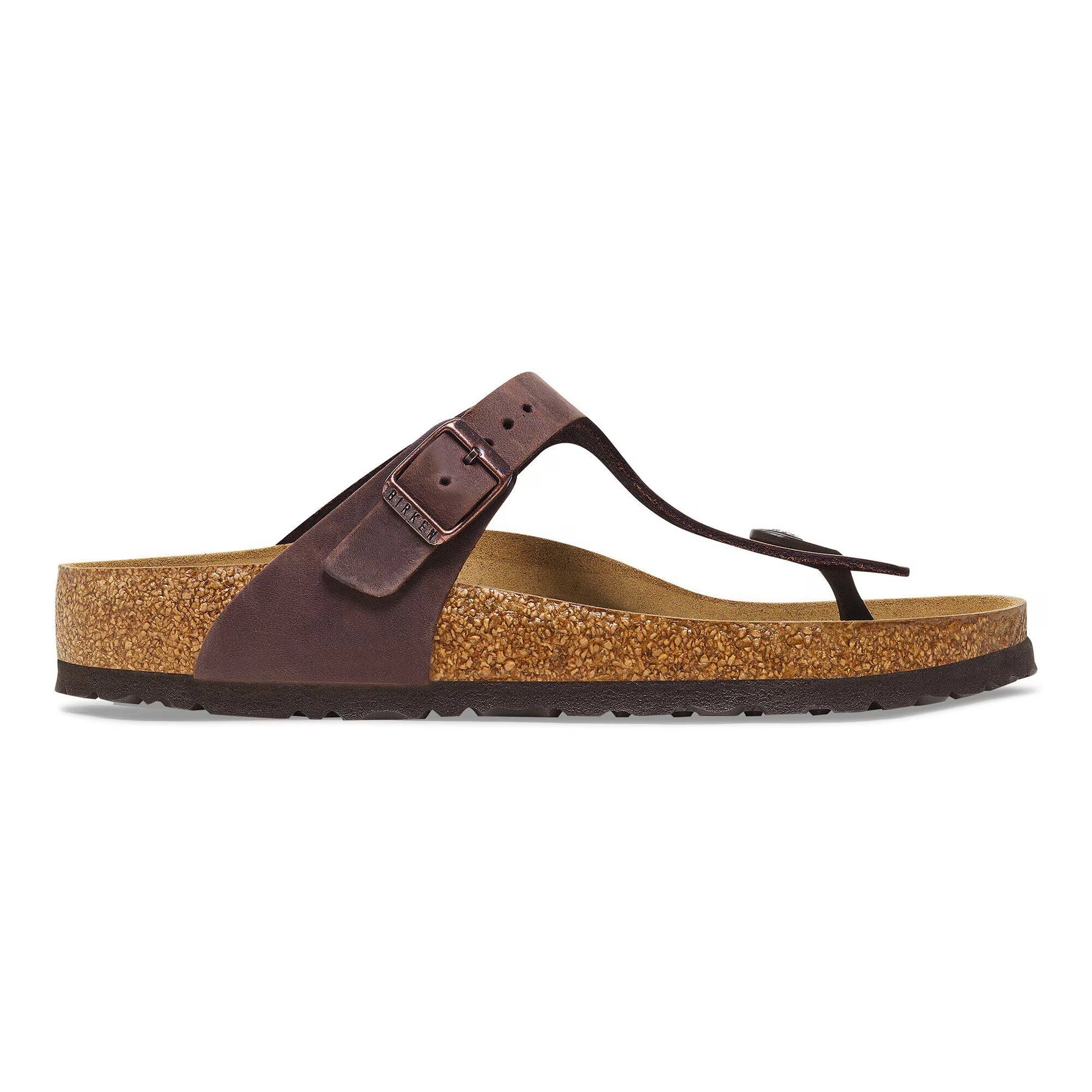 Birkenstock Gizeh Oiled Leather Habana Regular Fit 743831