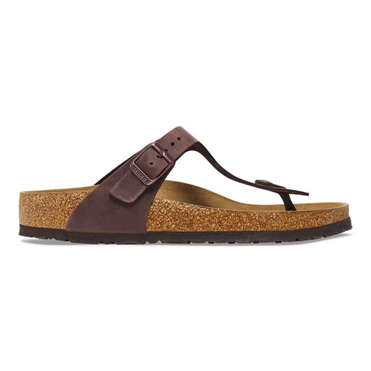 Birkenstock Gizeh Oiled Leather Habana Regular Fit 743831