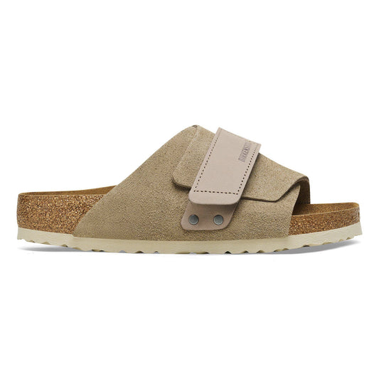 Birkenstock Kyoto Nubuck-Suede Leather Taupe Regular Fit 1015572
