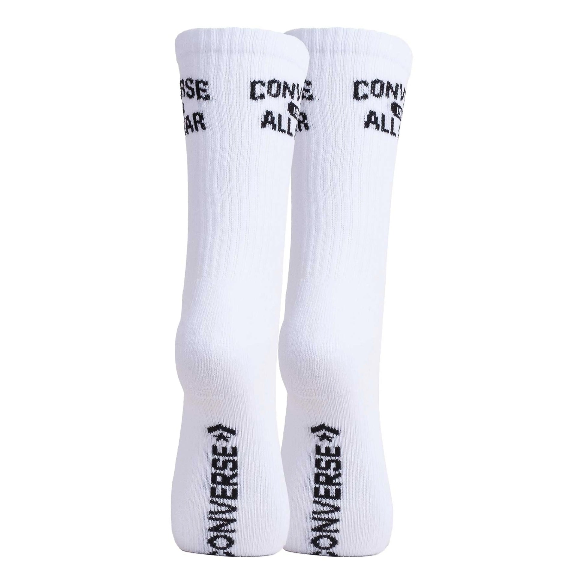 Converse All Star Crew Half Cushion Socks White E1310 kojinės