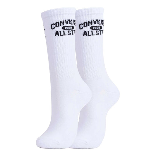 Converse All Star Crew Half Cushion Socks White E1310 kojinės