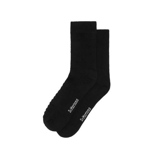 Dr. Martens Double Doc Sock Black Organic Cotton Blend AC742001