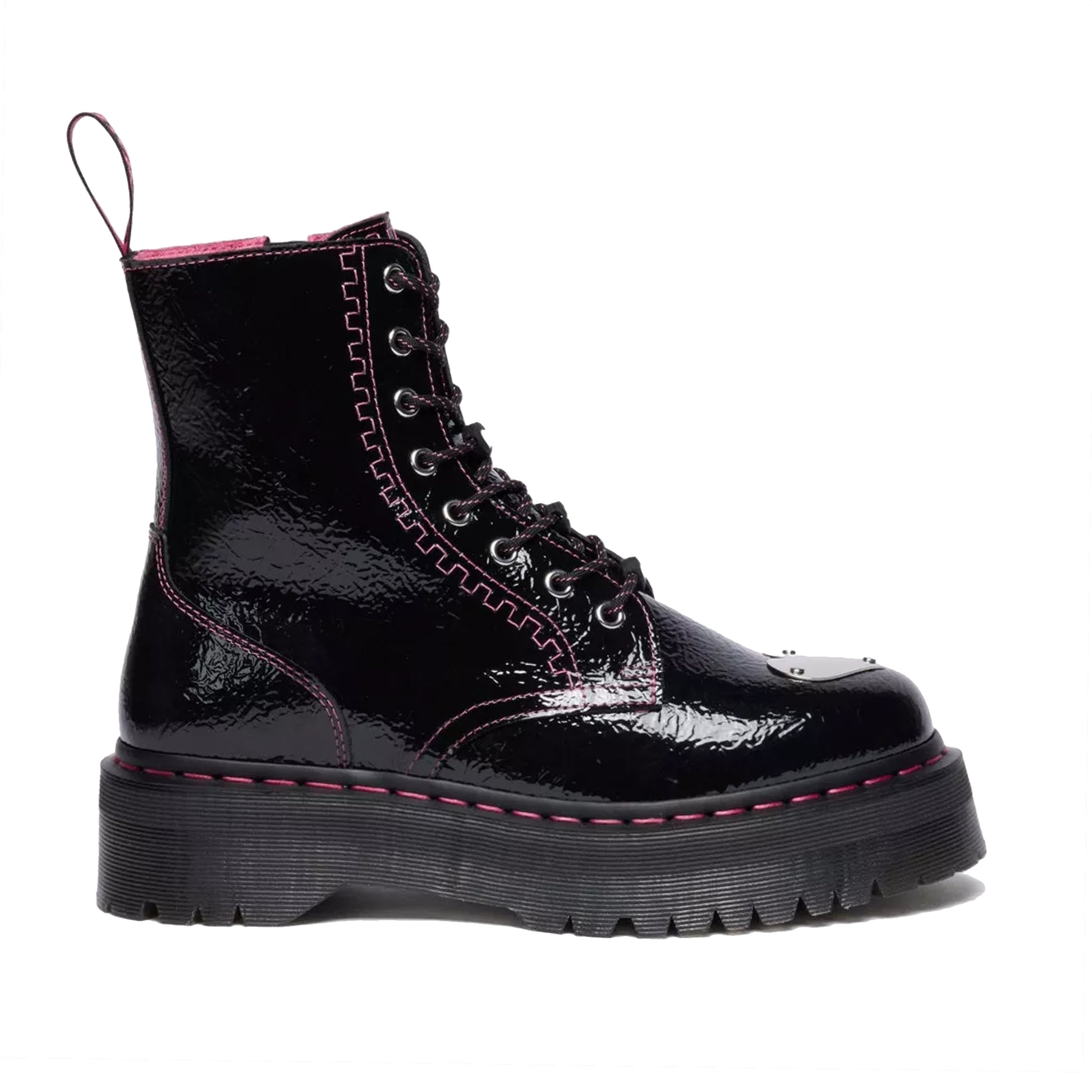 Dr. Martens Jadon Tp Black Distressed Patent 42099001