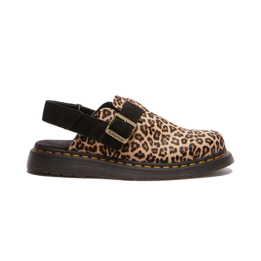 Dr. Martens Jorge II Light Tan+Black Mini Leopard Spot Hair On+Eh Suede 41088200
