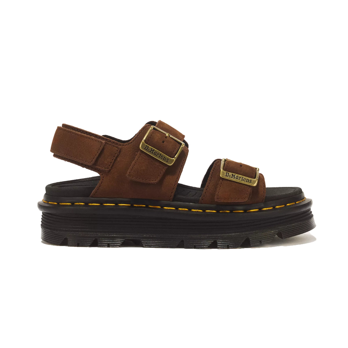 Dr. Martens Zebzag Sandal Sepia Brown Tumbled Nubuck 42853200