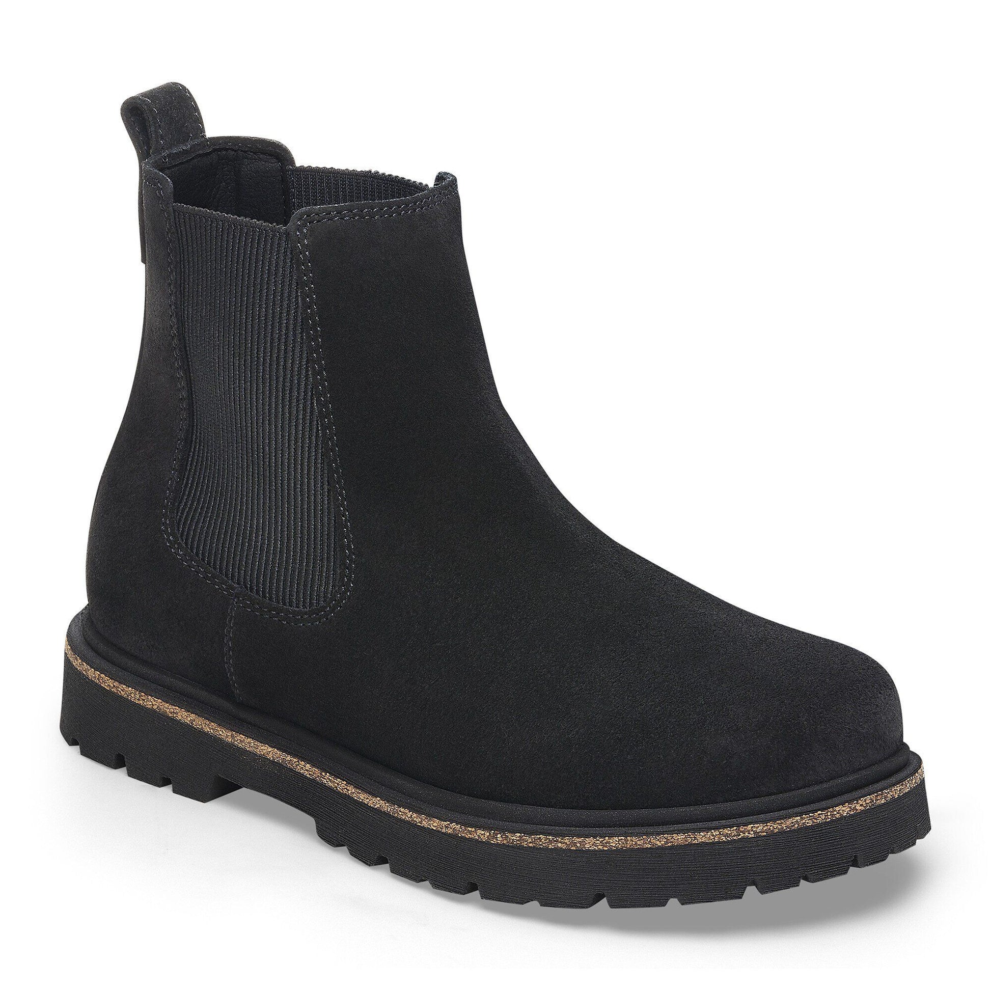 Birkenstock Men Highwood Slip On Suede Leather Black 1028138