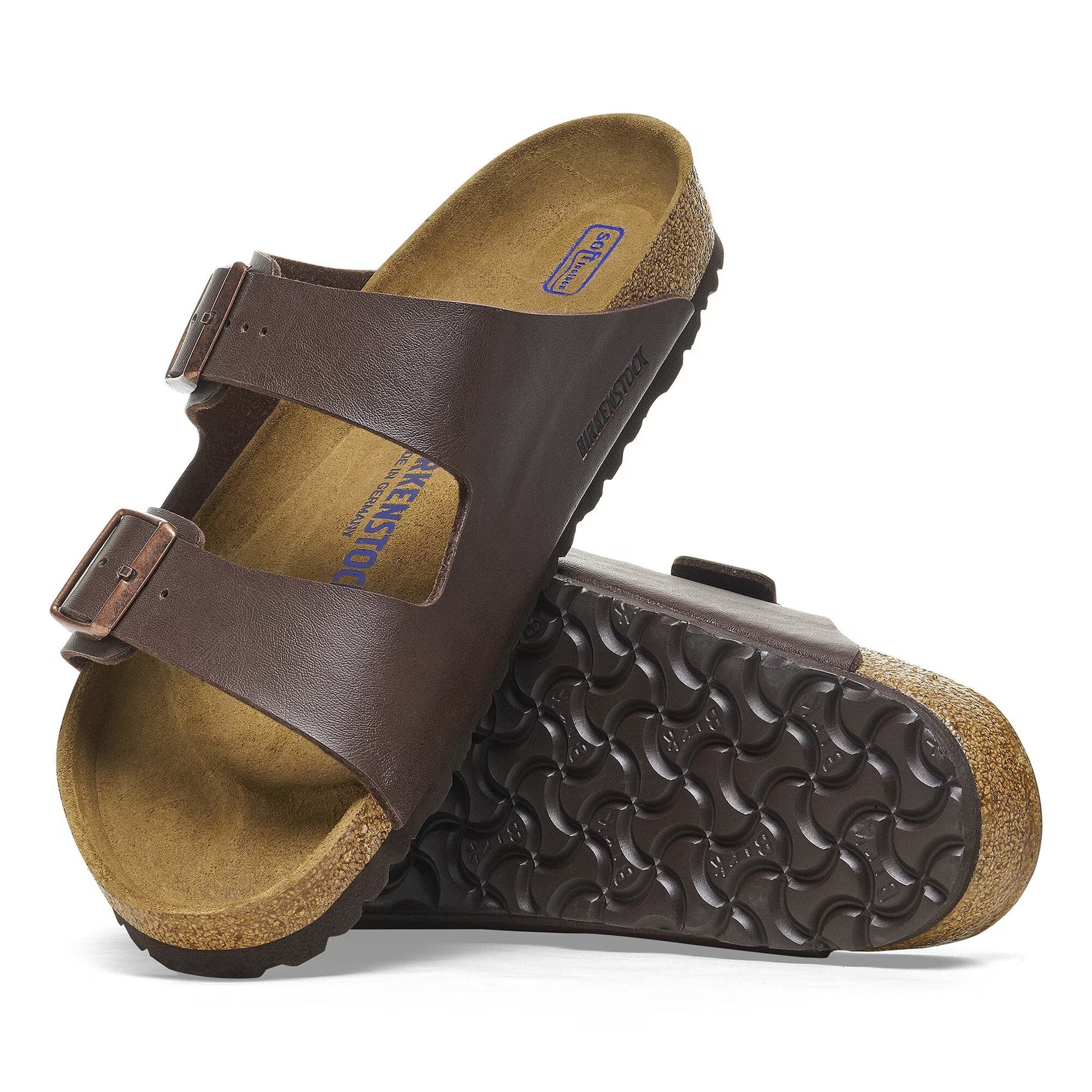 Birkenstock Arizona Soft Footbed Birko-Flor Dark Brown 451161
