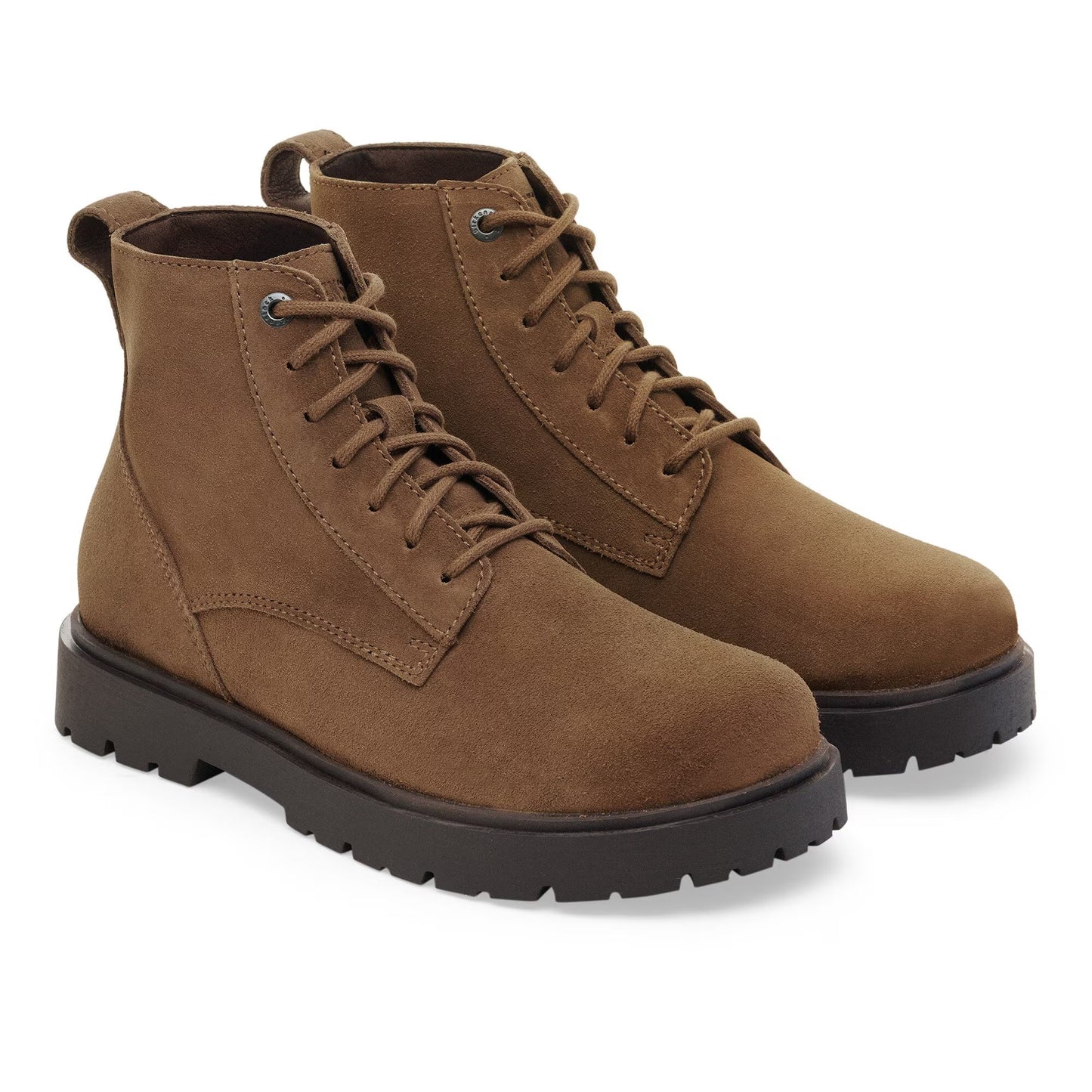 Birkenstock Men Highwood Lace Mid Suede Leather Dark Tea 1030965
