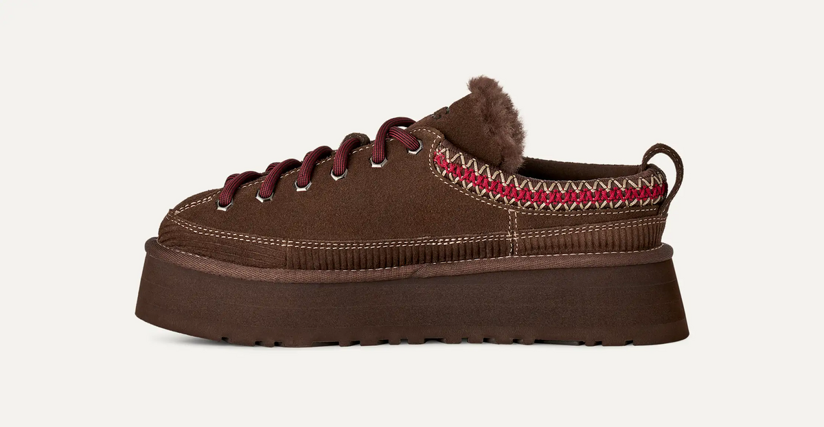 UGG W Heritage Lace-Up Slipper Burnt Cedar 1180361-BCD