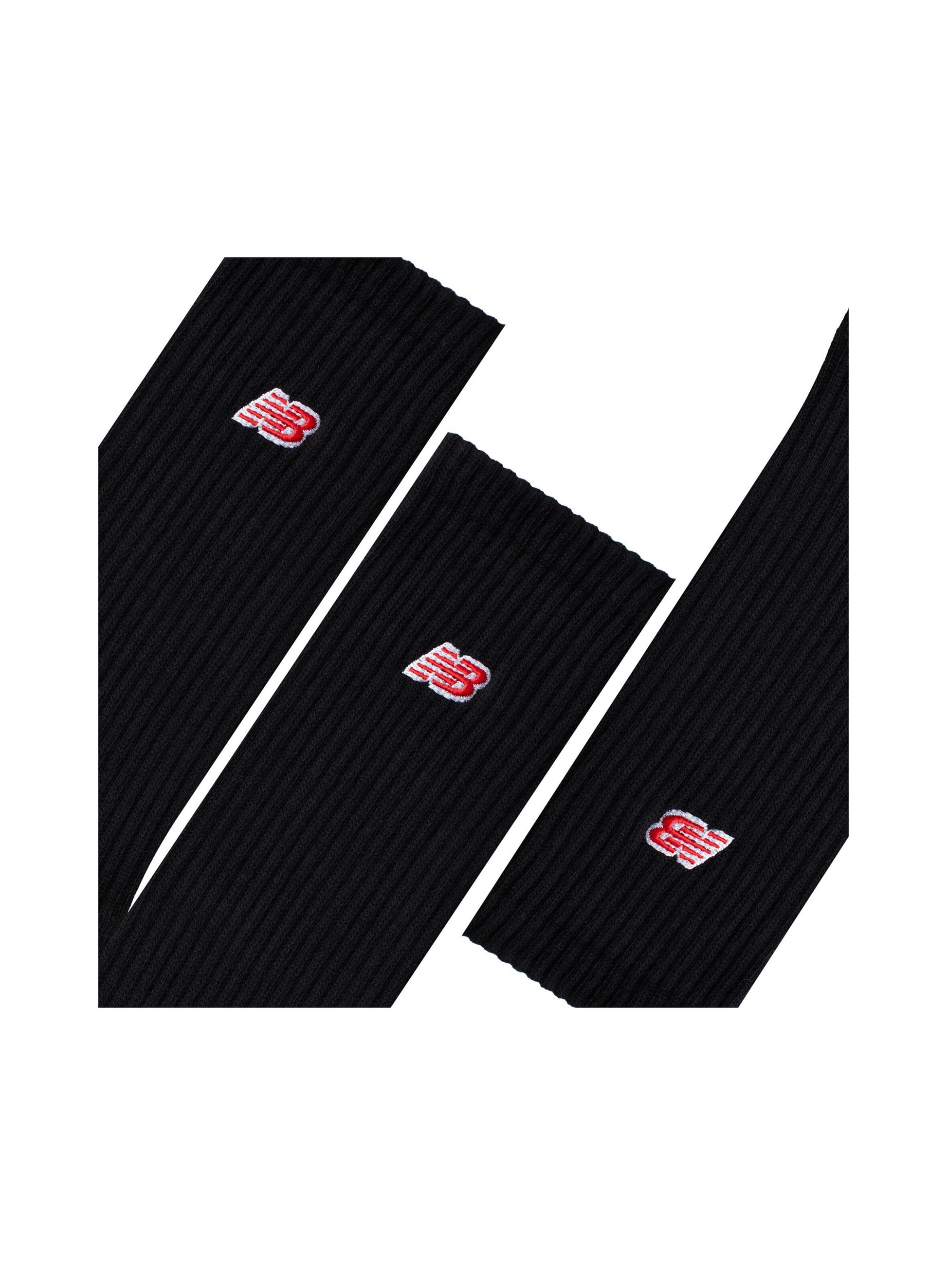 New Balance kojinės Pach Logo Crew Black LAS51263 3 Pairs