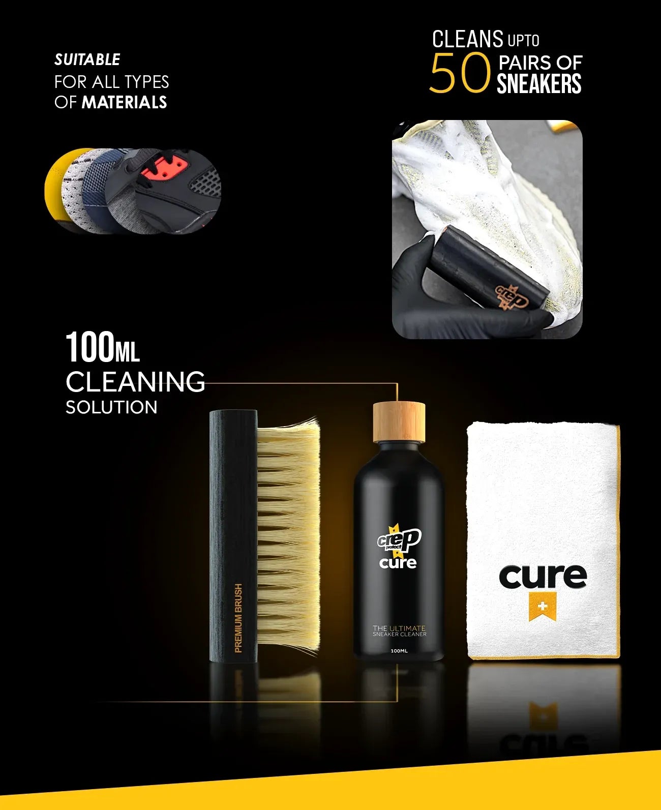 Crep Protect Cure Travel Kit batų priežiūros rinkinys CP002N