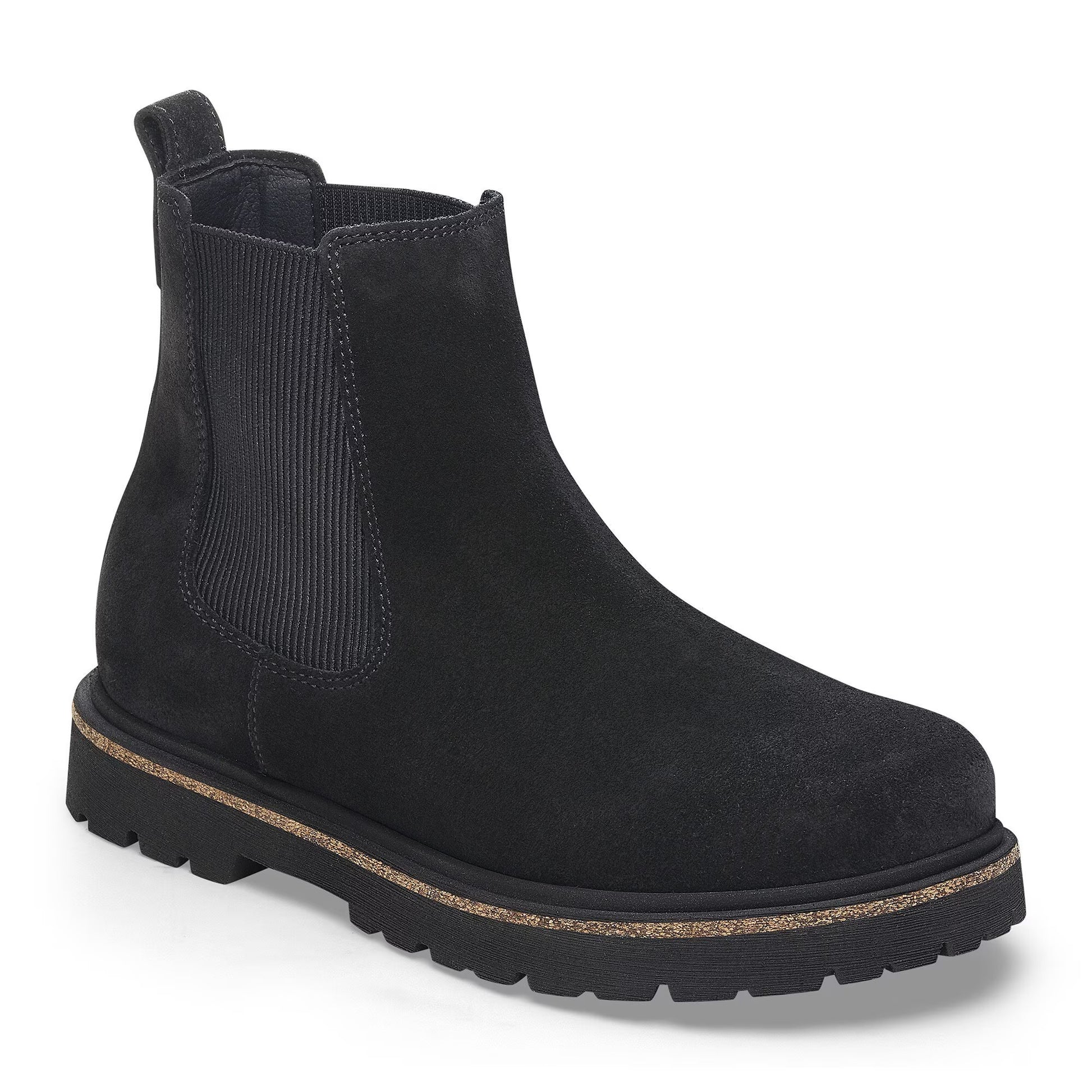 Birkenstock Women Highwood Slip On Suede Leather Black 1028187