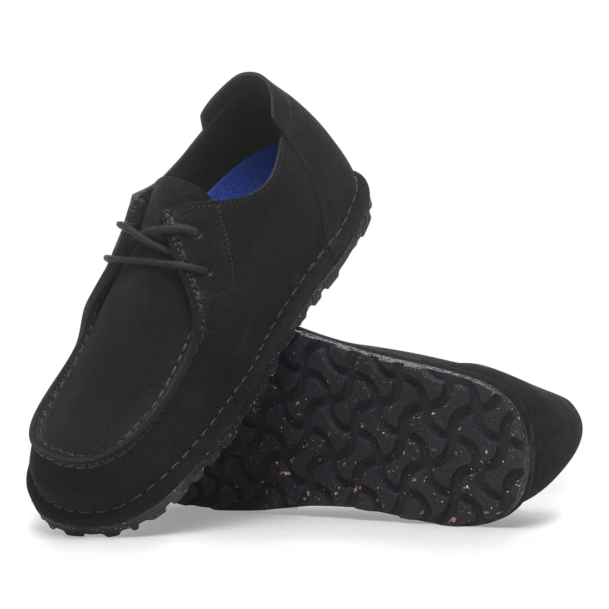 Birkenstock Utti Lace Suede Leather Black 1028597