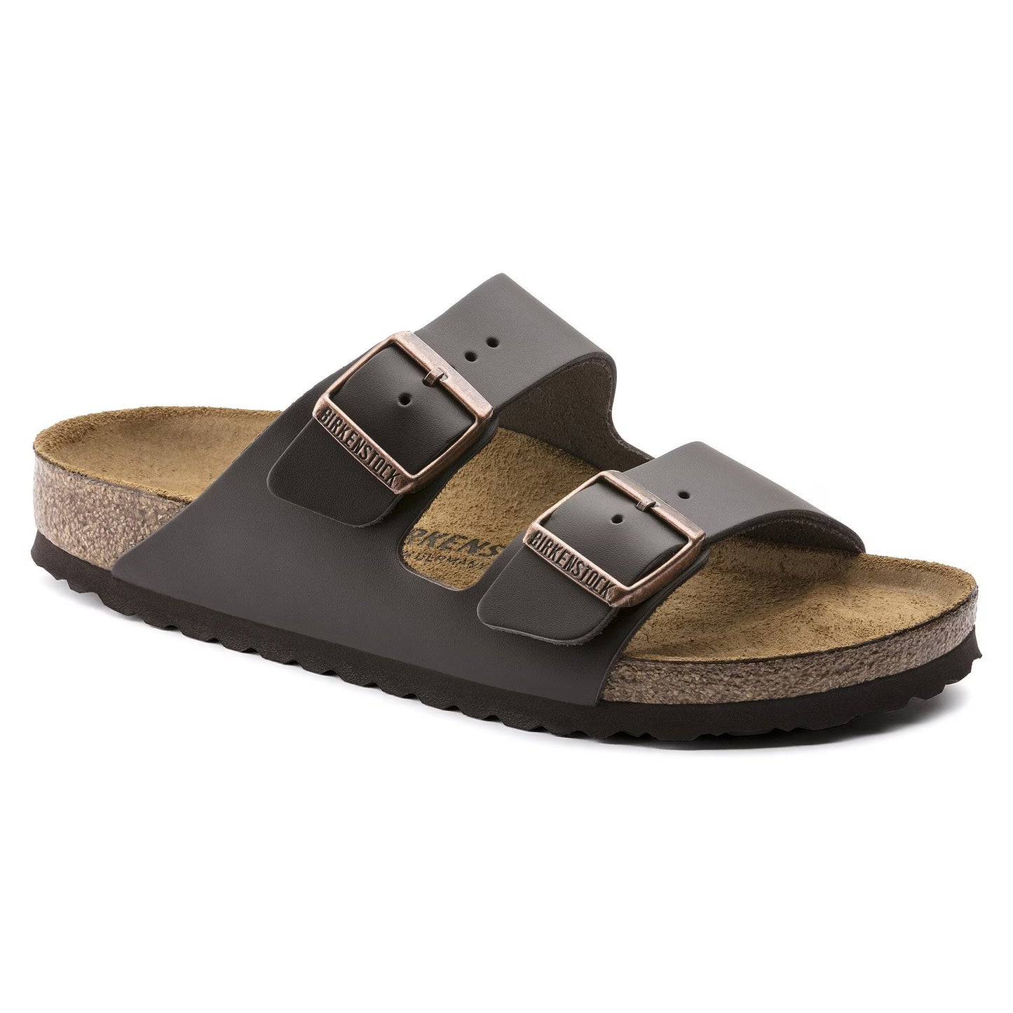 Birkenstock Arizona Natural Leather Dark Brown 51101