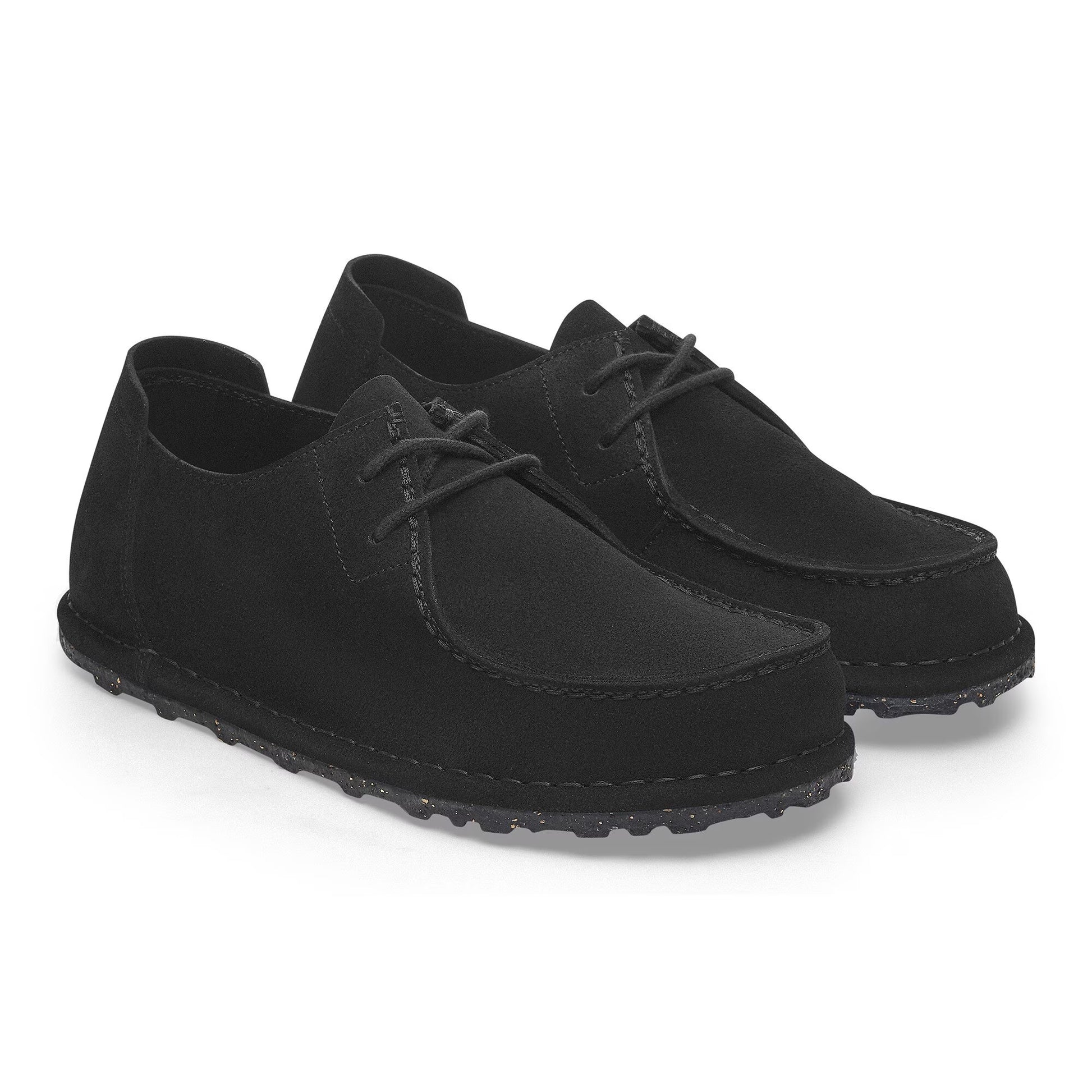 Birkenstock Utti Lace Suede Leather Black 1028597