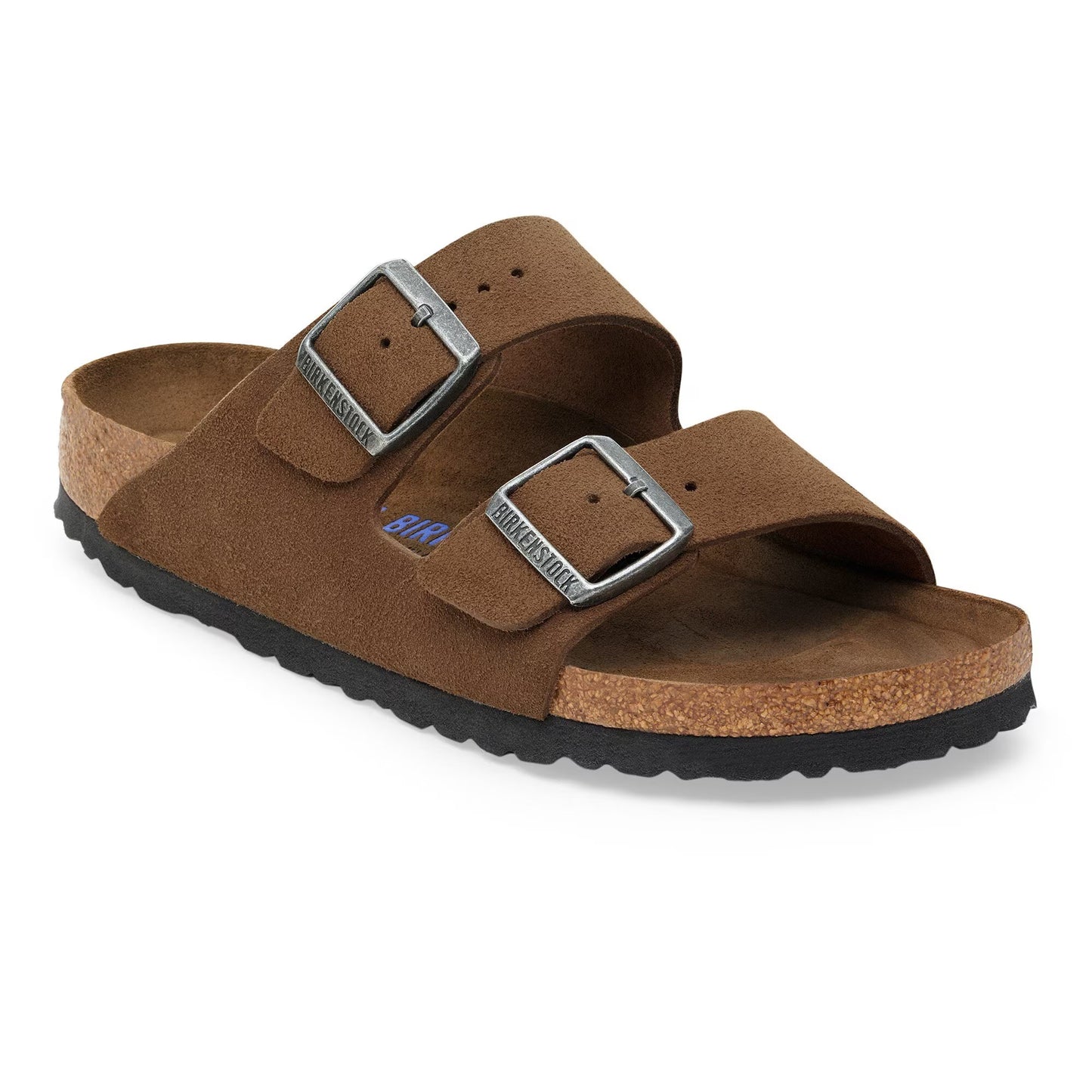 Birkenstock Arizona Soft Footbed Suede Leather Dark Tea Tonal 1030863