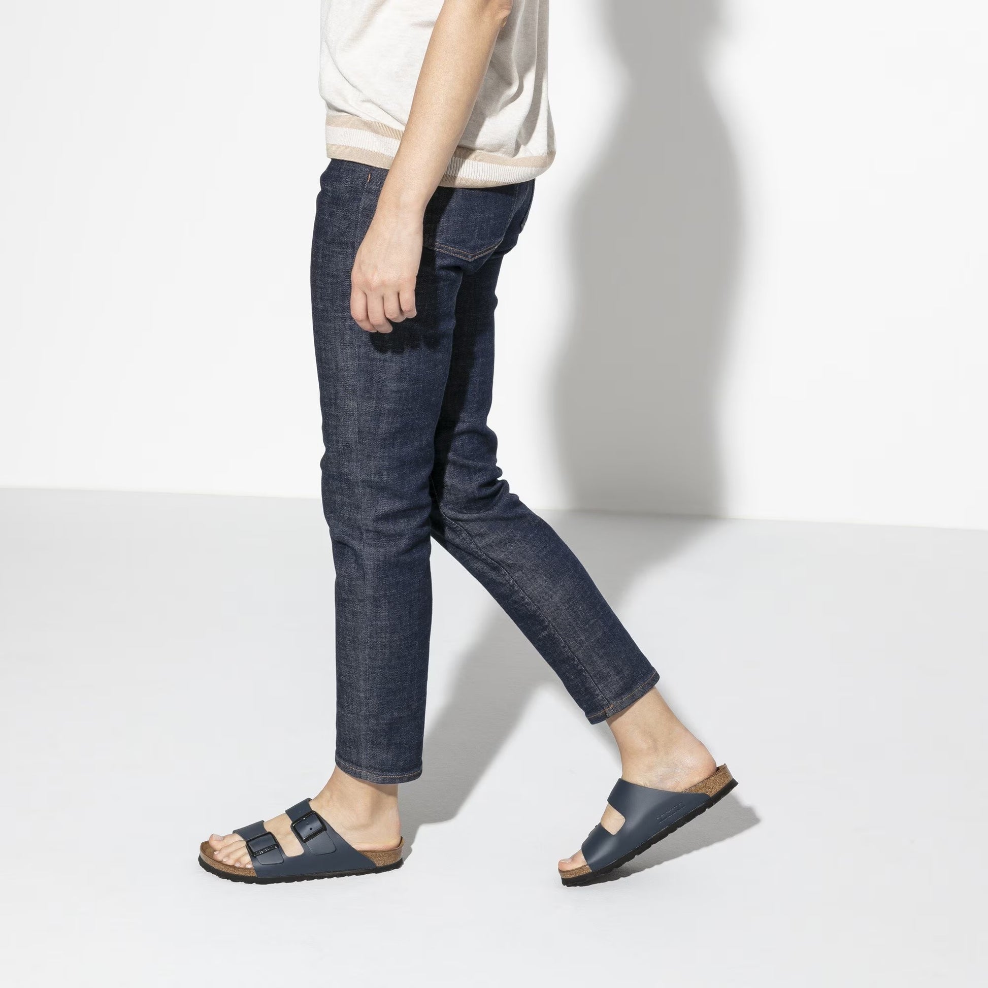 Birkenstock Arizona Natural Leather Blue 51151