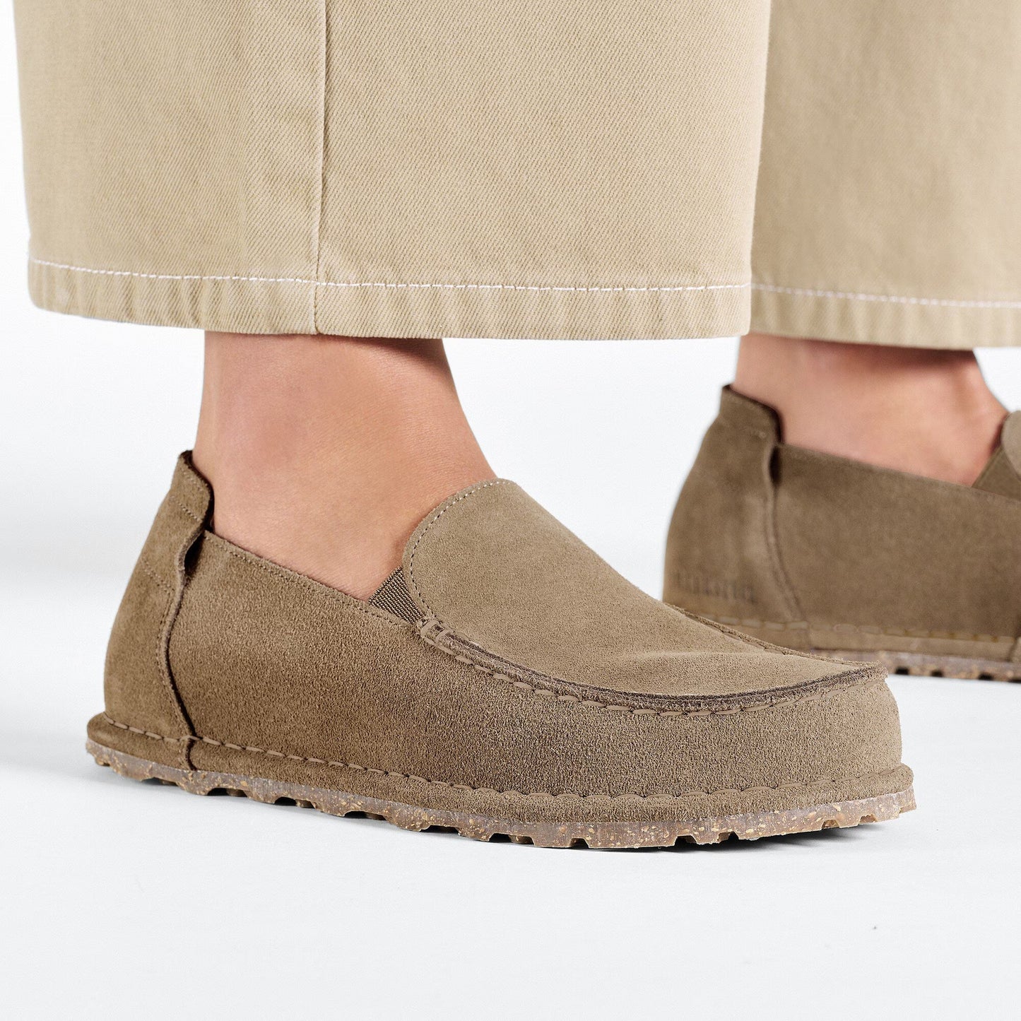 Birkenstock Utti Suede Leather Grey Taupe 1027494