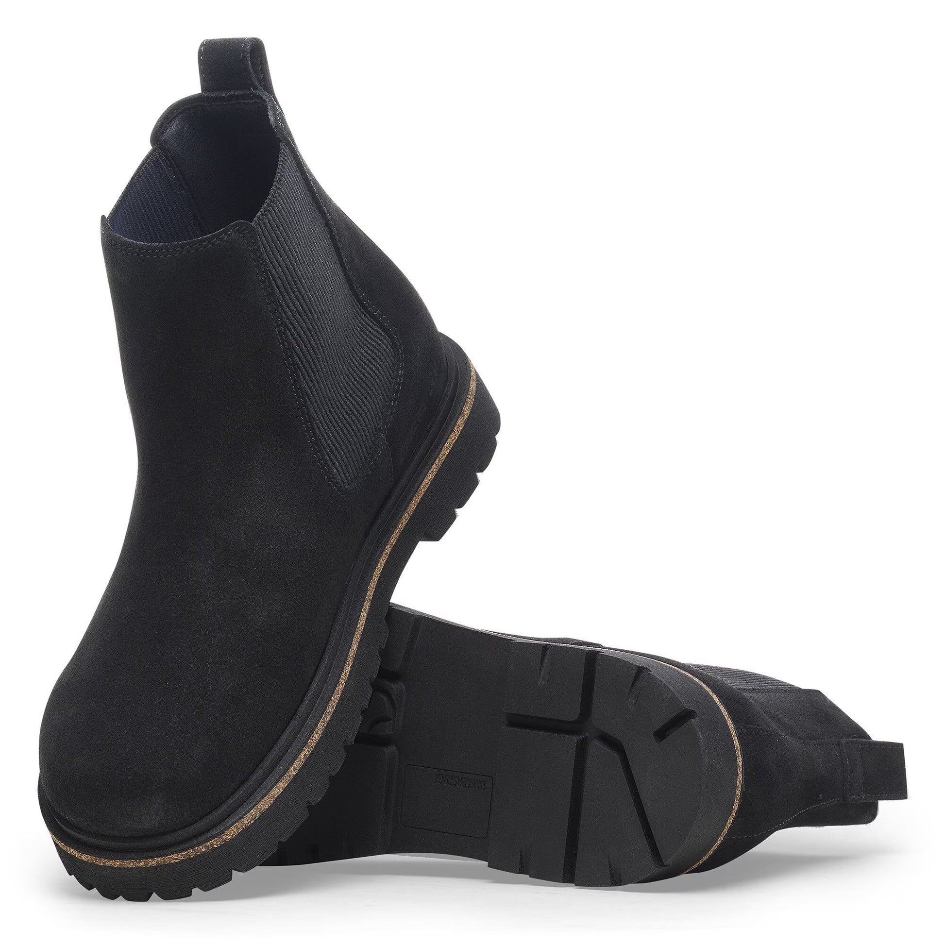 Birkenstock Women Highwood Slip On Suede Leather Black 1028187