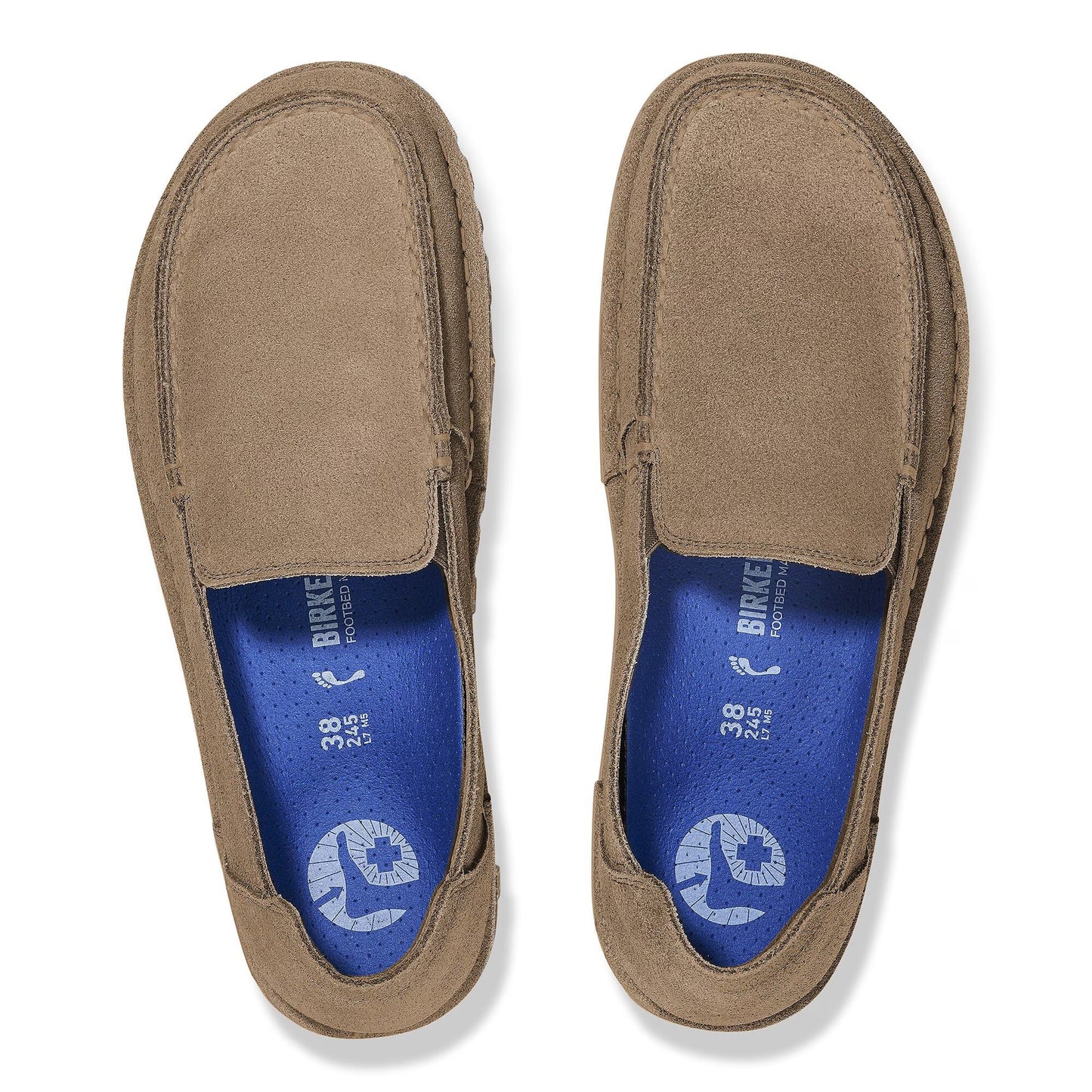 Birkenstock Utti Suede Leather Grey Taupe 1027494
