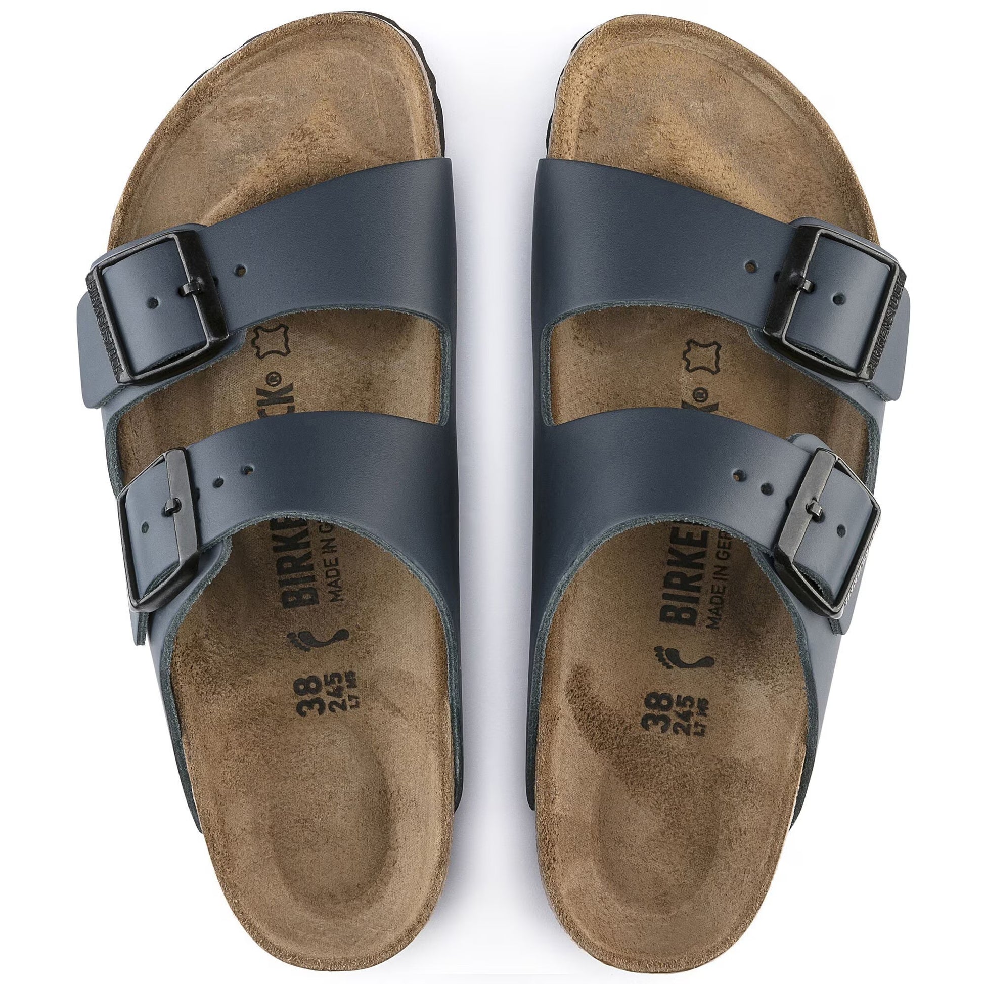 Birkenstock Arizona Natural Leather Blue 51151