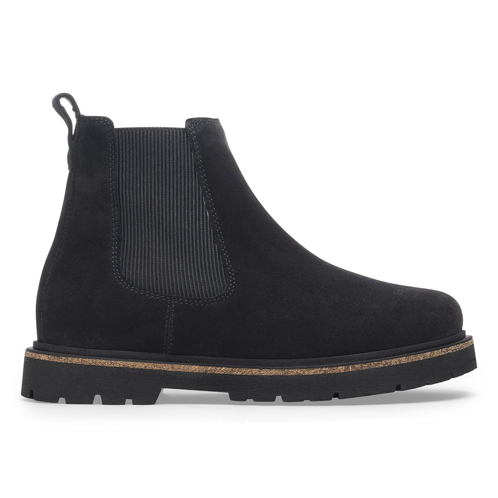 Birkenstock Women Highwood Slip On Suede Leather Black 1028187
