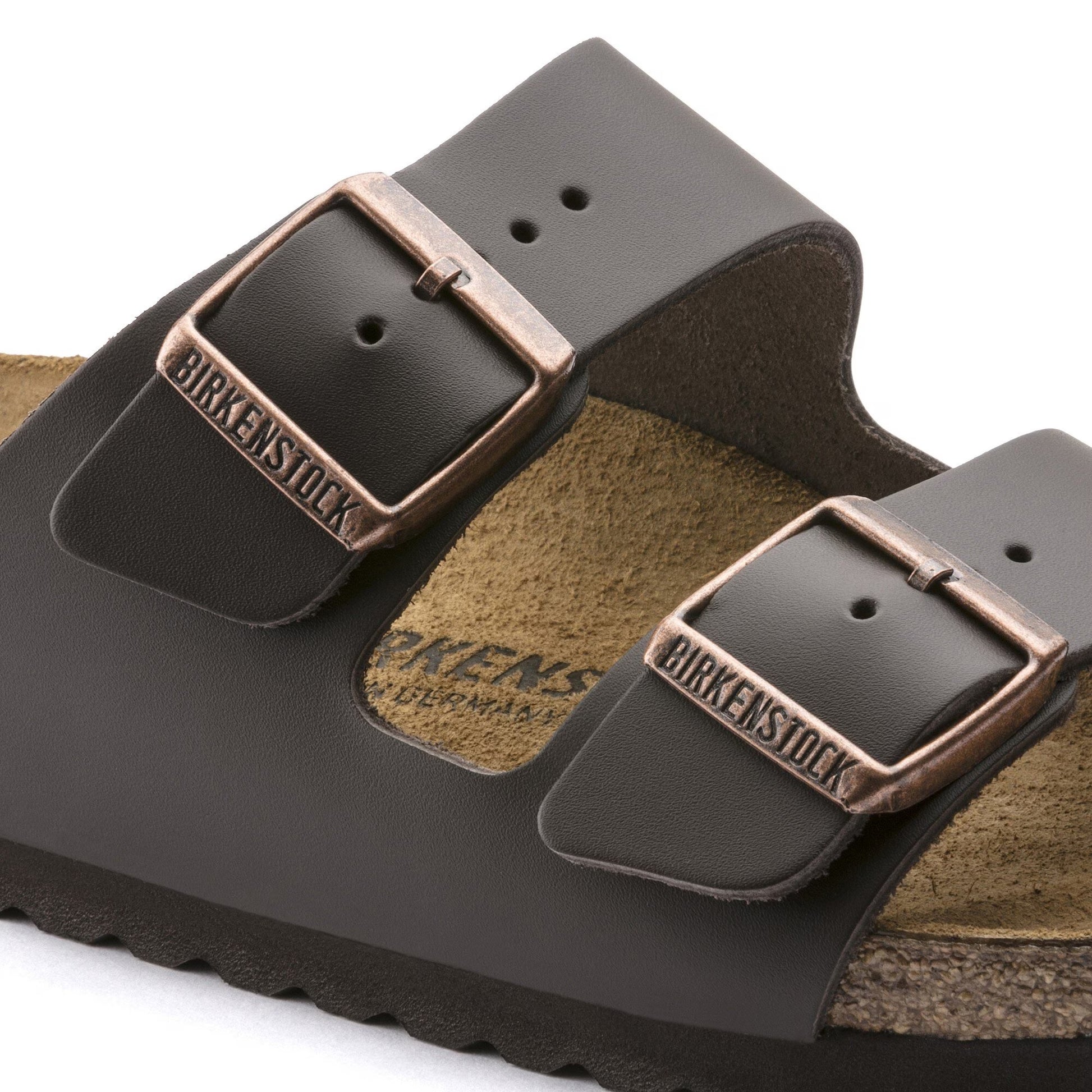 Birkenstock Arizona Natural Leather Dark Brown 51101