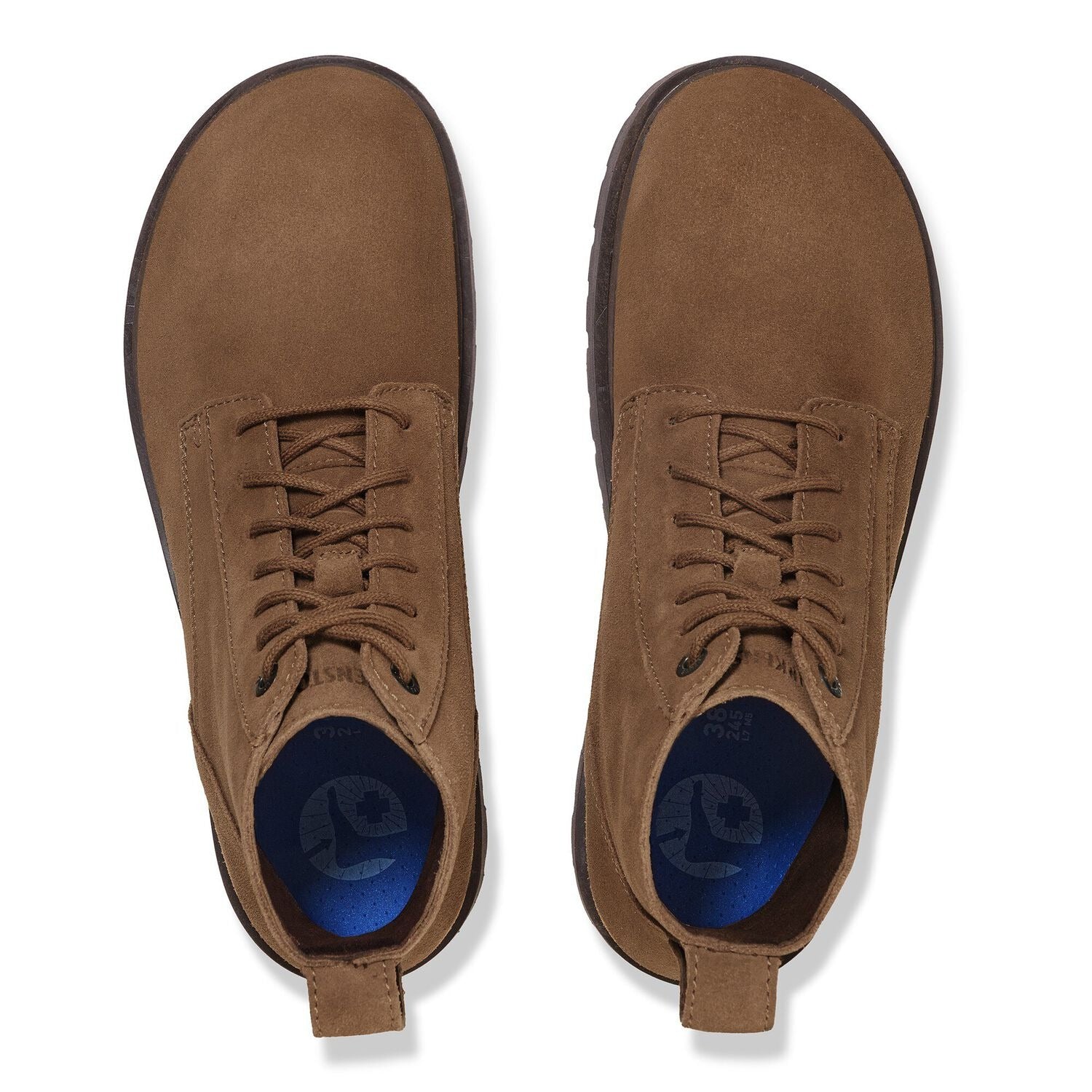 Birkenstock Men Highwood Lace Mid Suede Leather Dark Tea 1030965