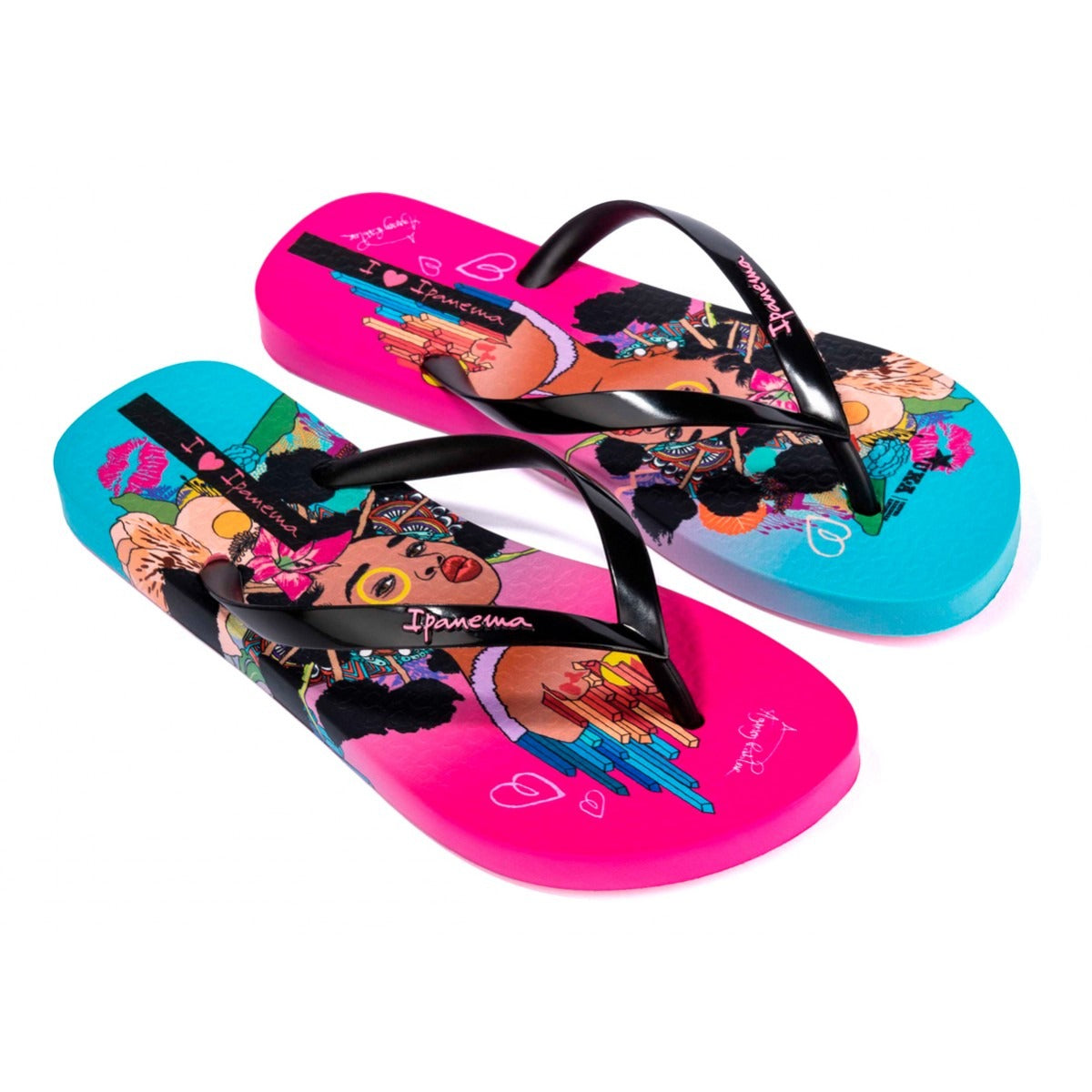Ipanema Graffiti V Fem Pink/Black/Blue 83814-BN516